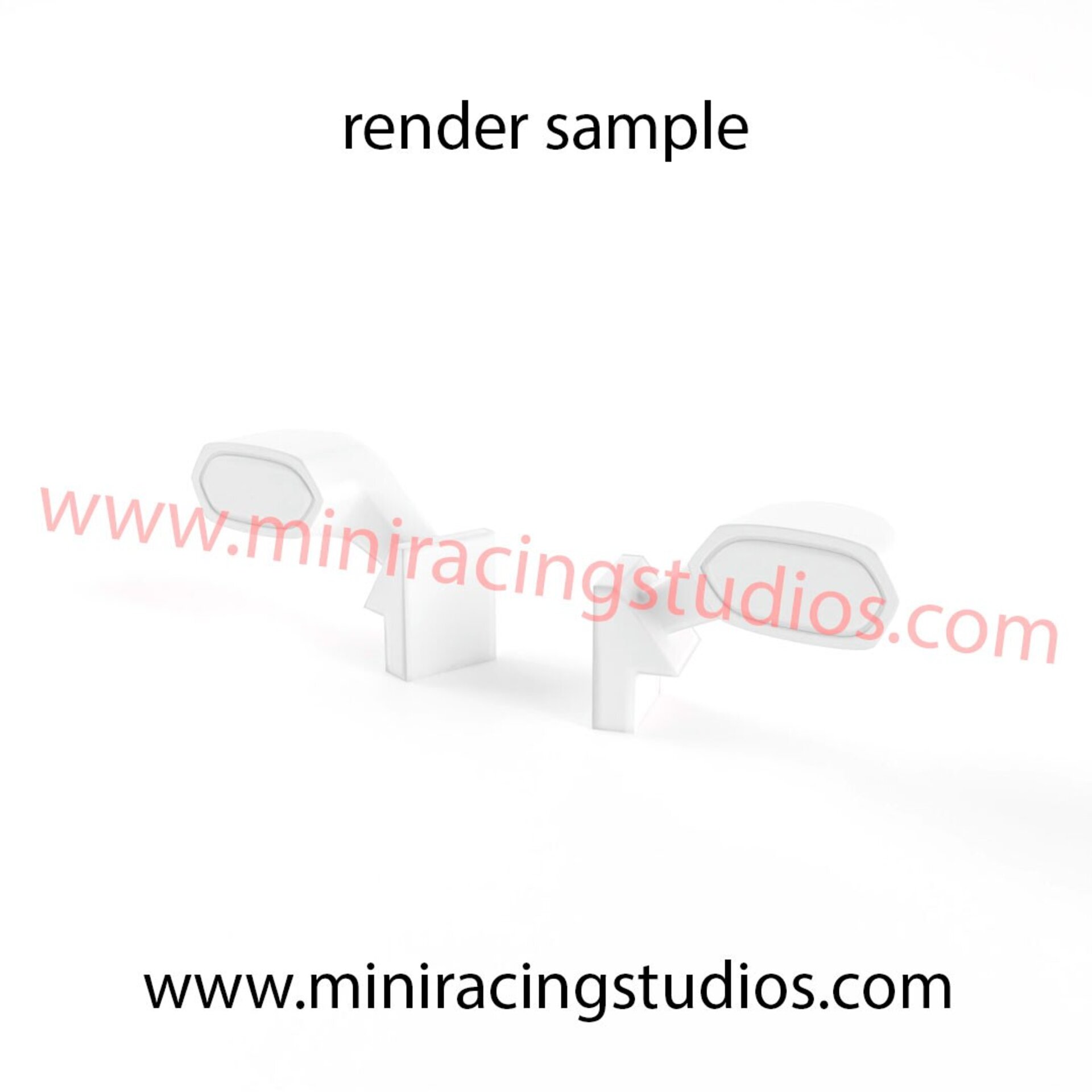 Retrovisores 3D AUDI RS5  DTM SCX / SCALEXTRIC - Flexible o Plástico - 6
