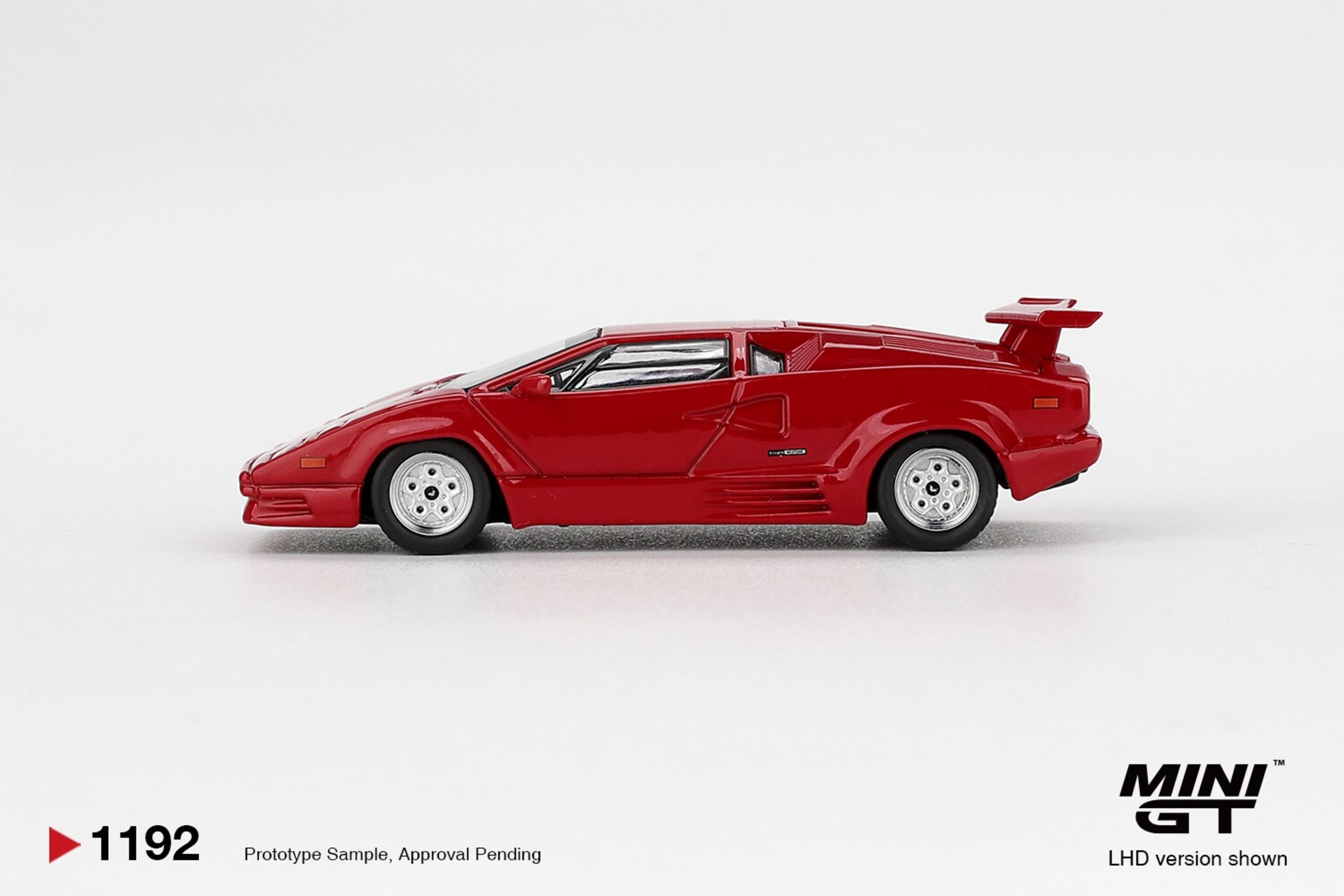 (PRE VENTA) 1:64 LAMBORGHINI COUNTACH 25TH ANNIVERSARY RED 1988 Mini GT - 3