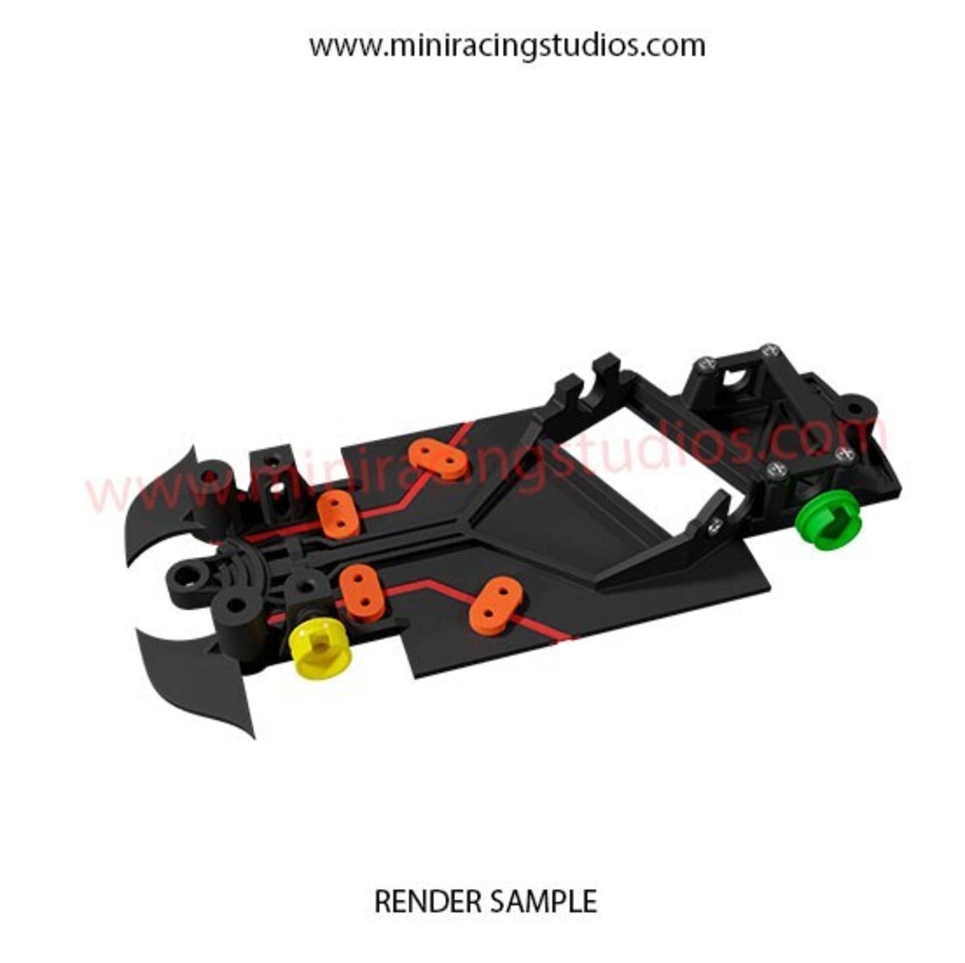 Chasis SN3D Mitsubishi EVO X Avant Slot Rally MULTIFLEX - 2