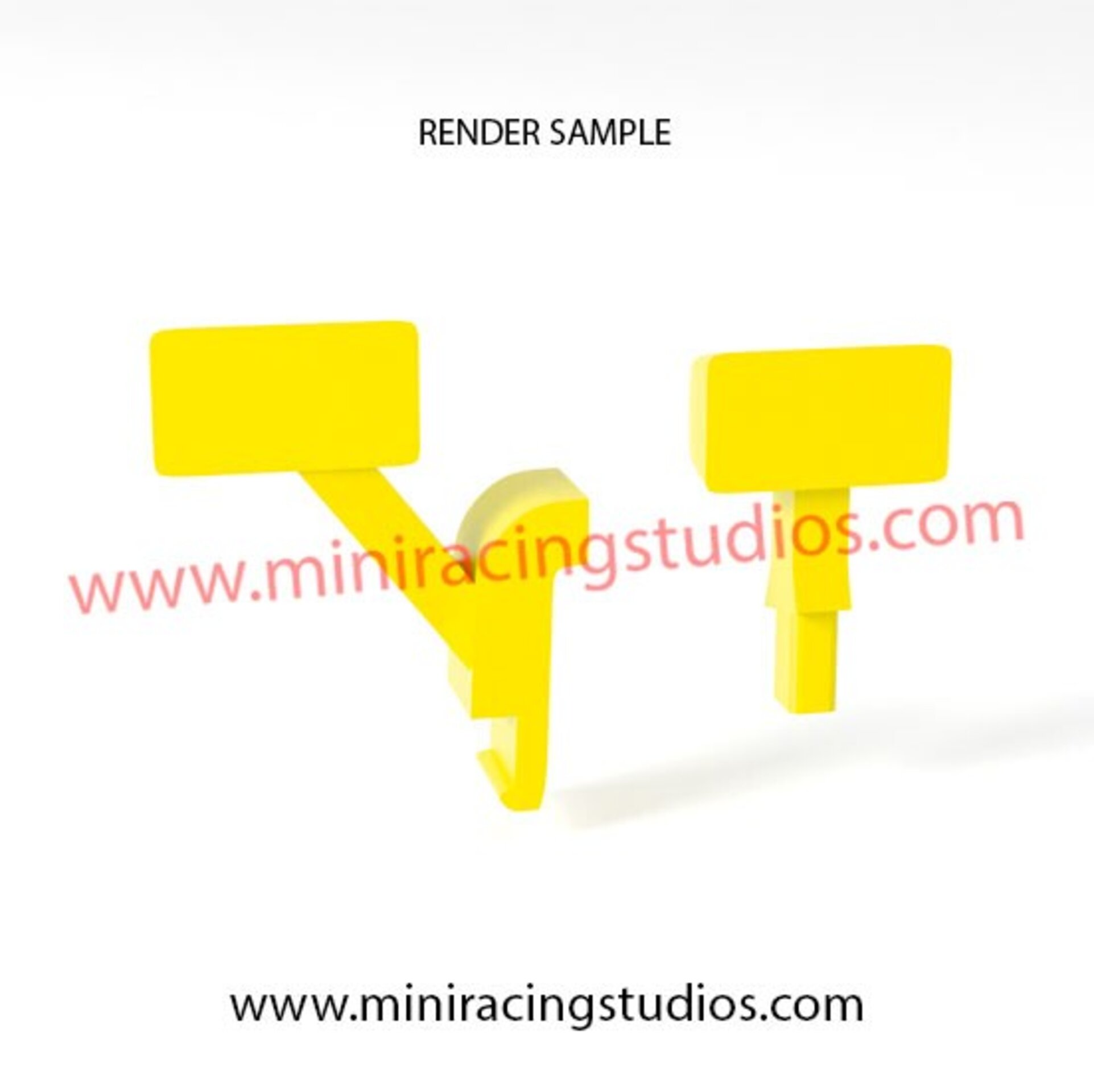 Retrovisores 3D Audi R8 LM de Scalextric / SCX - Flexible o Plástico - 6