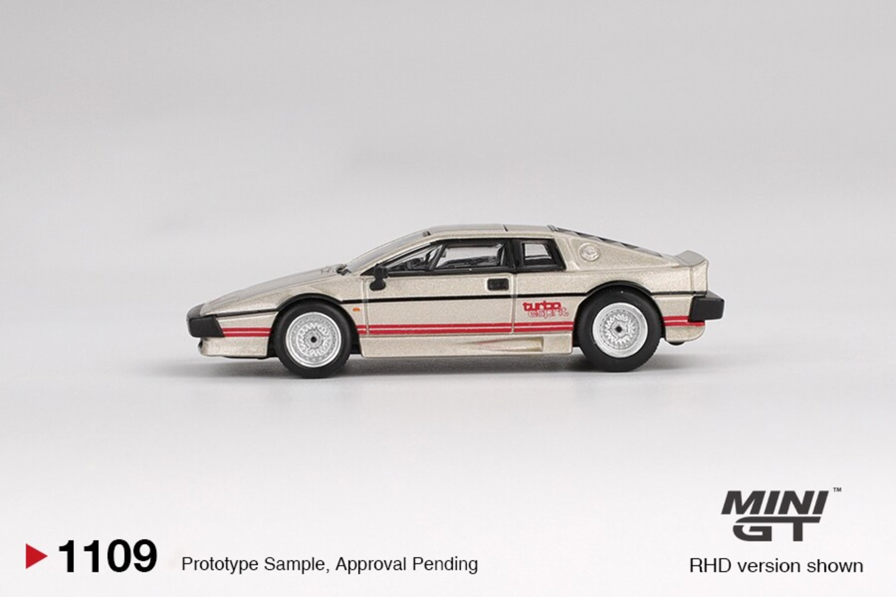 (PRE VENTA) LOTUS ESPRIT TURBO METALLIC SILVER 1980 – Mini GT 1:64 - 4