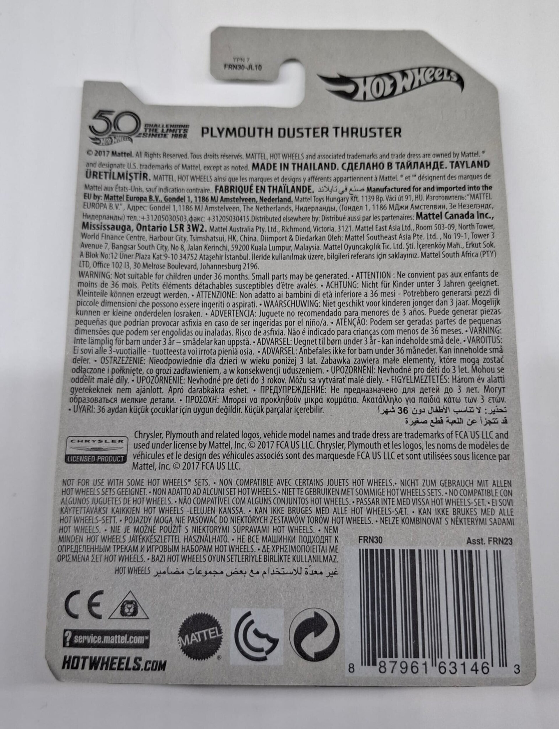Plymouth Duster Thruster  – ZAMAC 50 Aniversario Colección 1:64 - 2