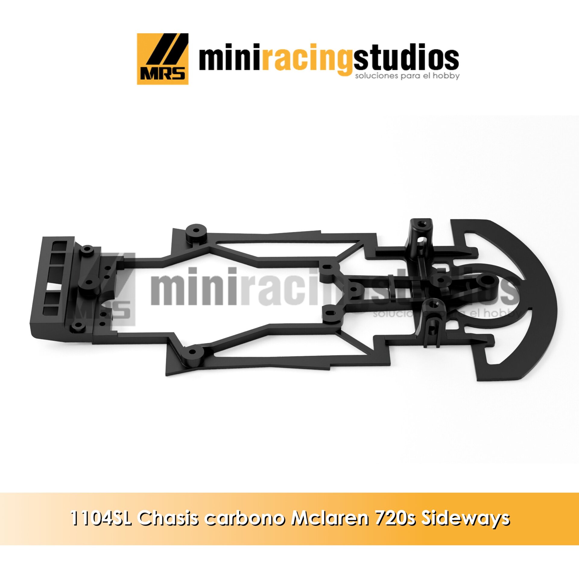 Chasis 3D para el Mclaren 720s de Sideways para soporte Slot.it / Sideways - 2