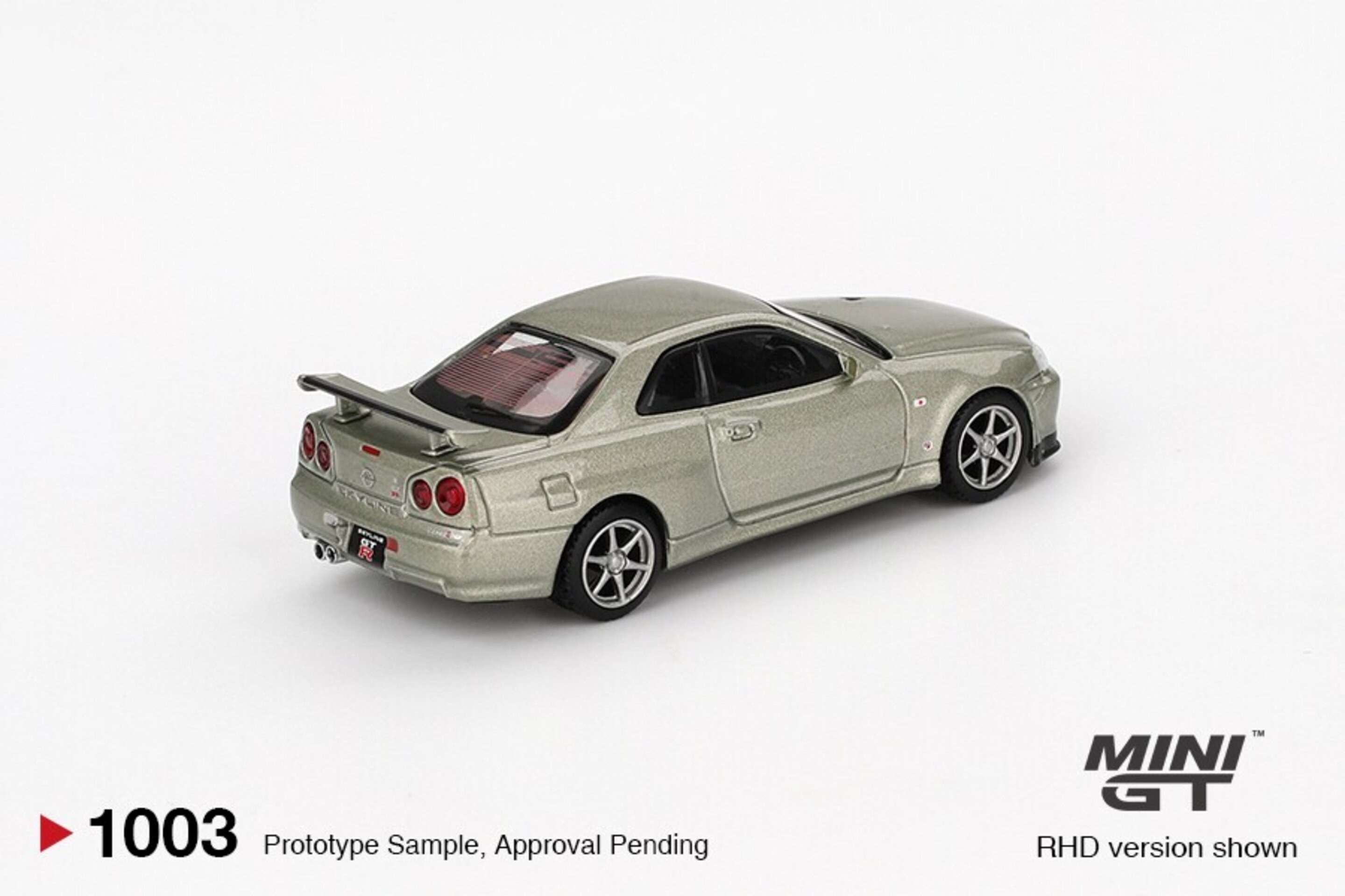 NISSAN SKYLINE GT-R (R34) VSPEC II NÜR MILLENIUM JADE  Mini GT 1/64( PRE VENTA ) - 2
