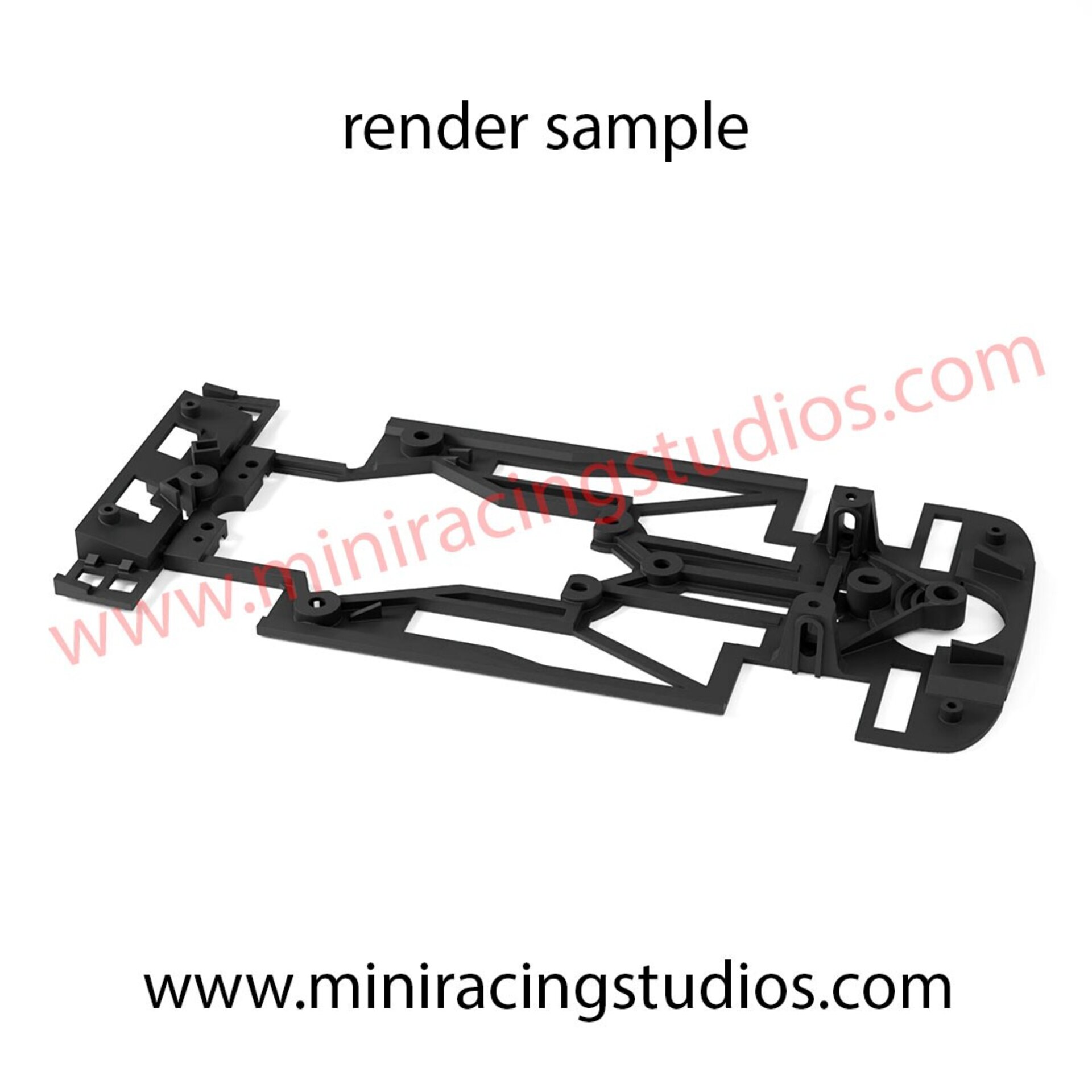 Chasis 3D  Porsche 963 de SCALEAUTO compatible con Slot.it / Rt3 - 3