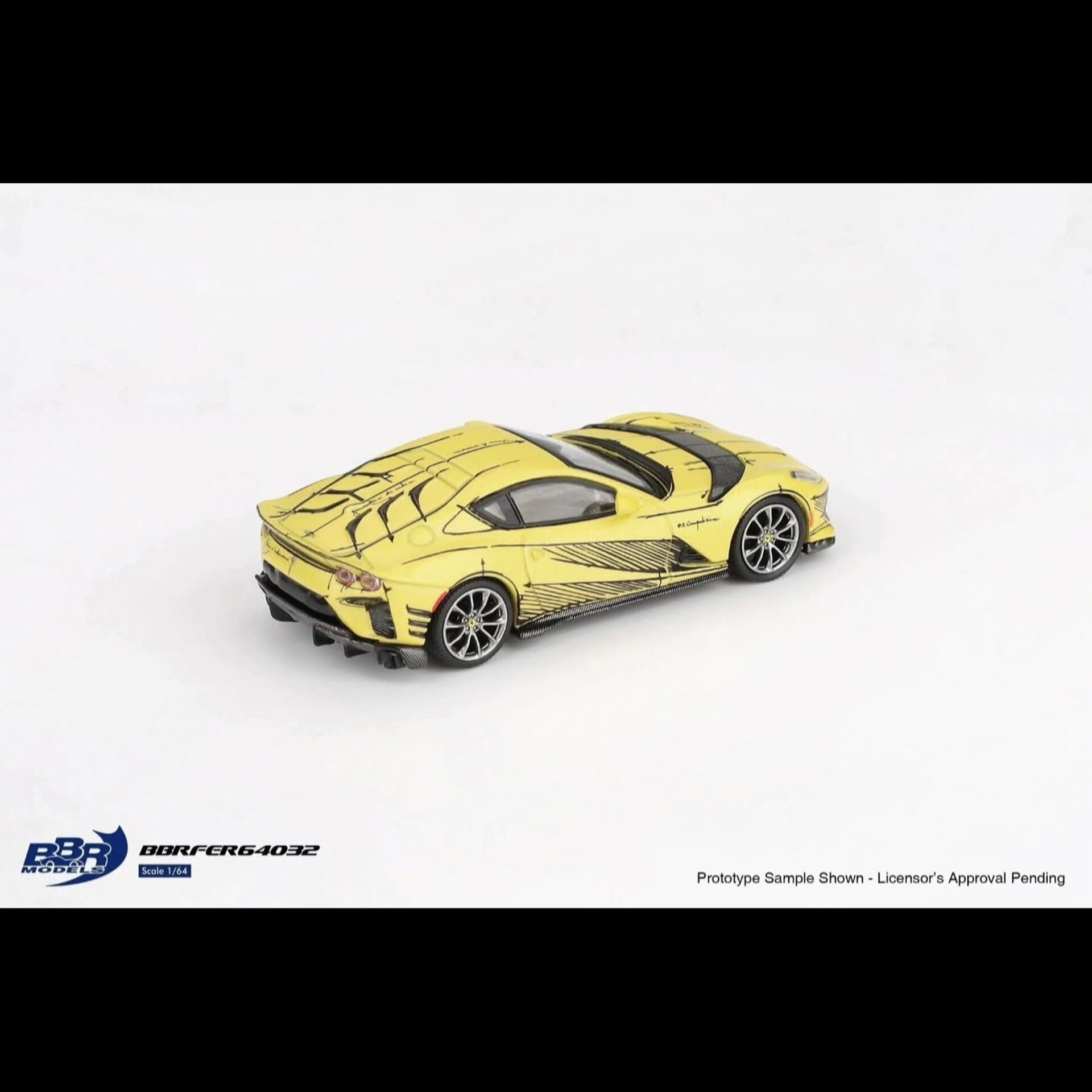 BBRFER64032 1:64 FERRARI 812 COMPETIZIONE TAILOR MADE 2021 – BBR Models - 4