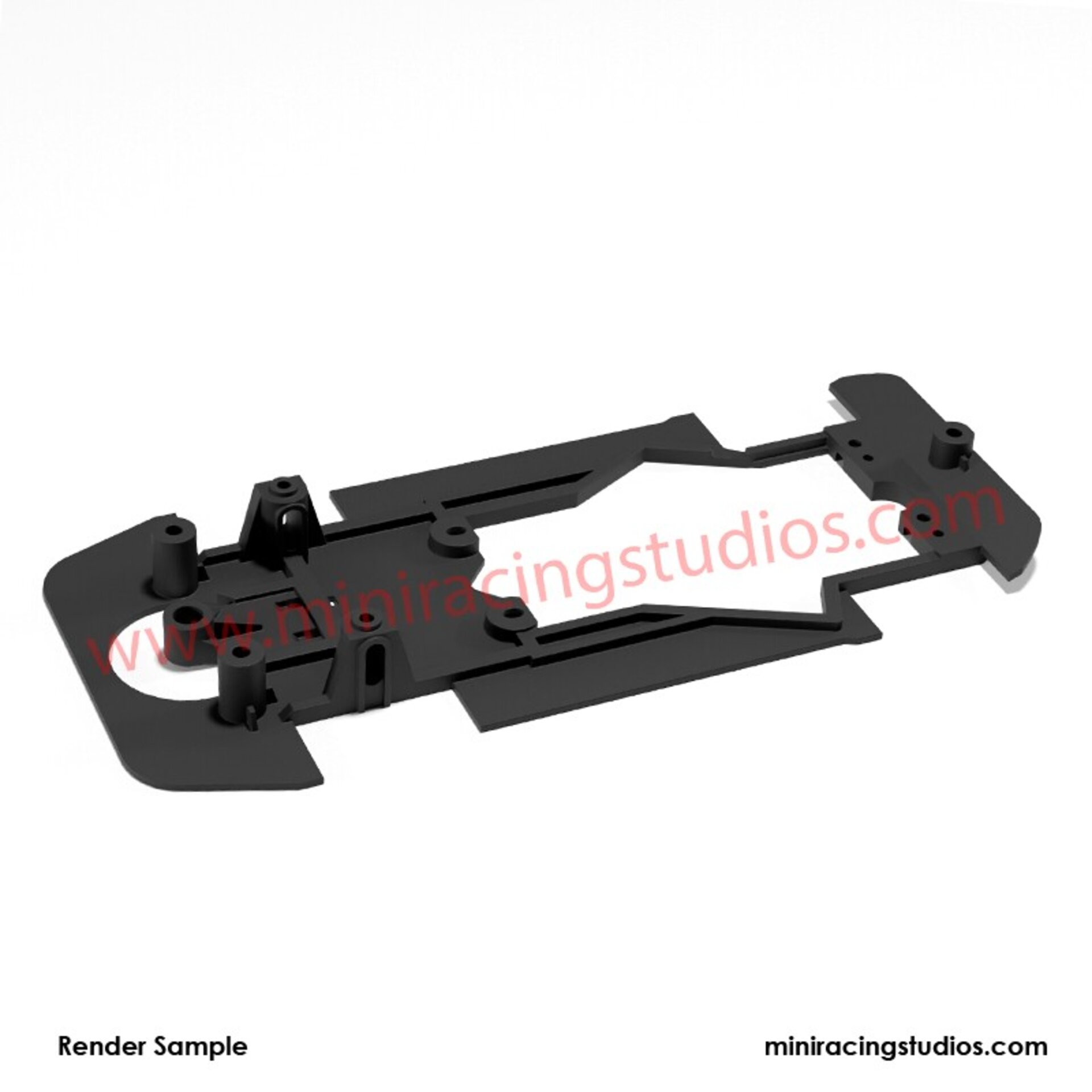 Chasis 3D  para el Lamborghini Gallardo de Ninco  compatible con Slot.it RT3 - 3