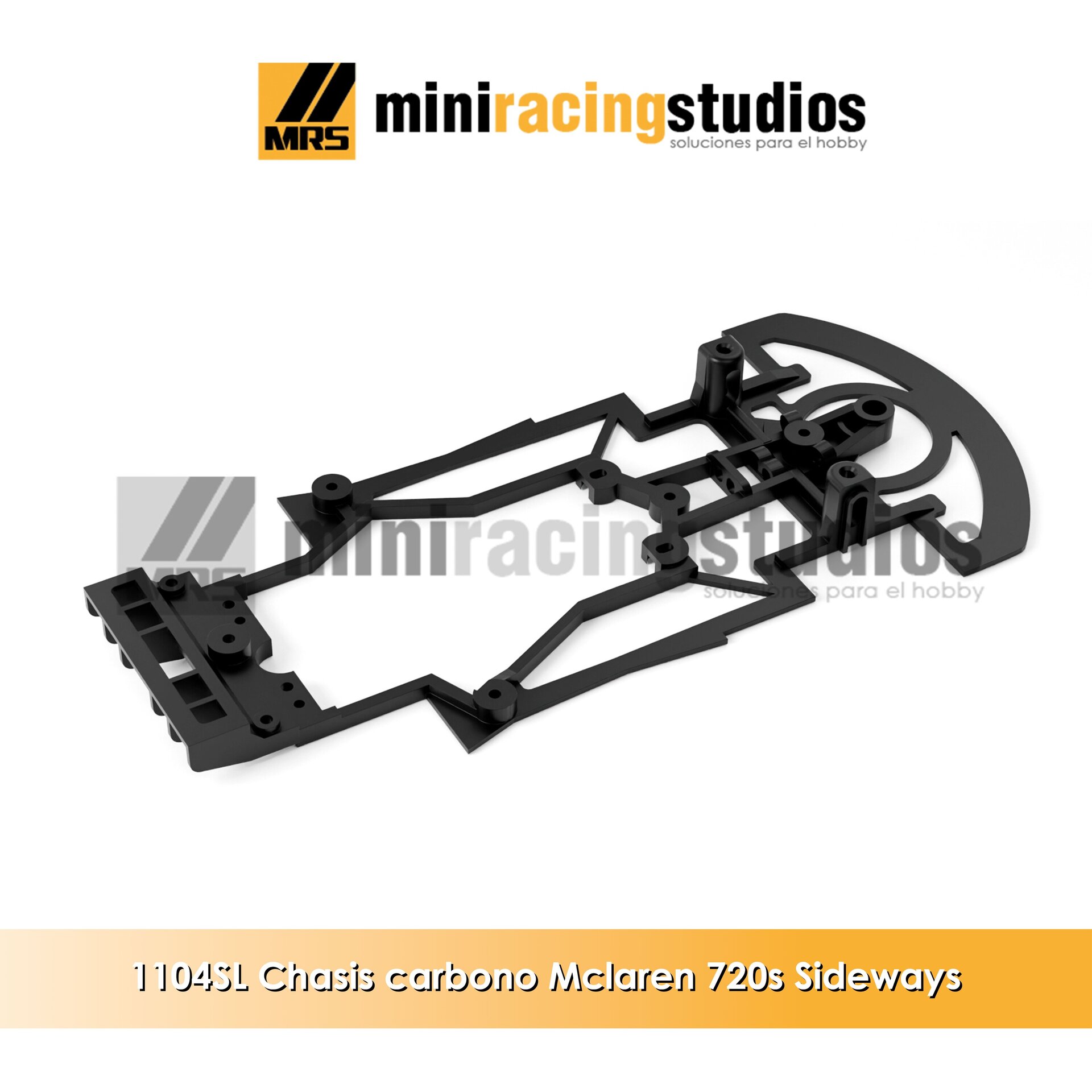 Chasis 3D para el Mclaren 720s de Sideways para soporte Slot.it / Sideways - 3