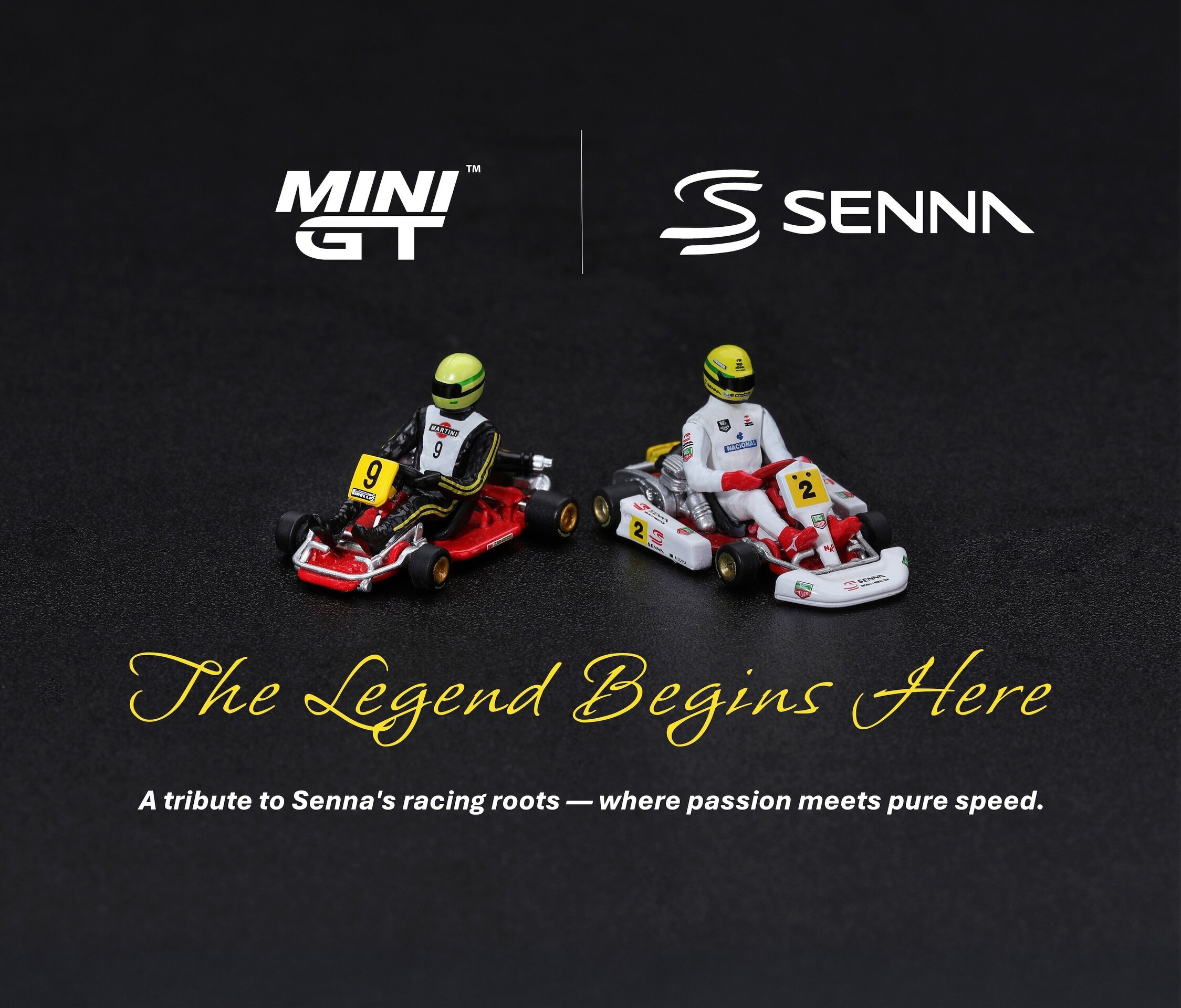 (PRE VENTA) MINI GT 1:64 KART FORMULA K #2 AYRTON SENNA MASTERS OF PARIS 1993 - 5