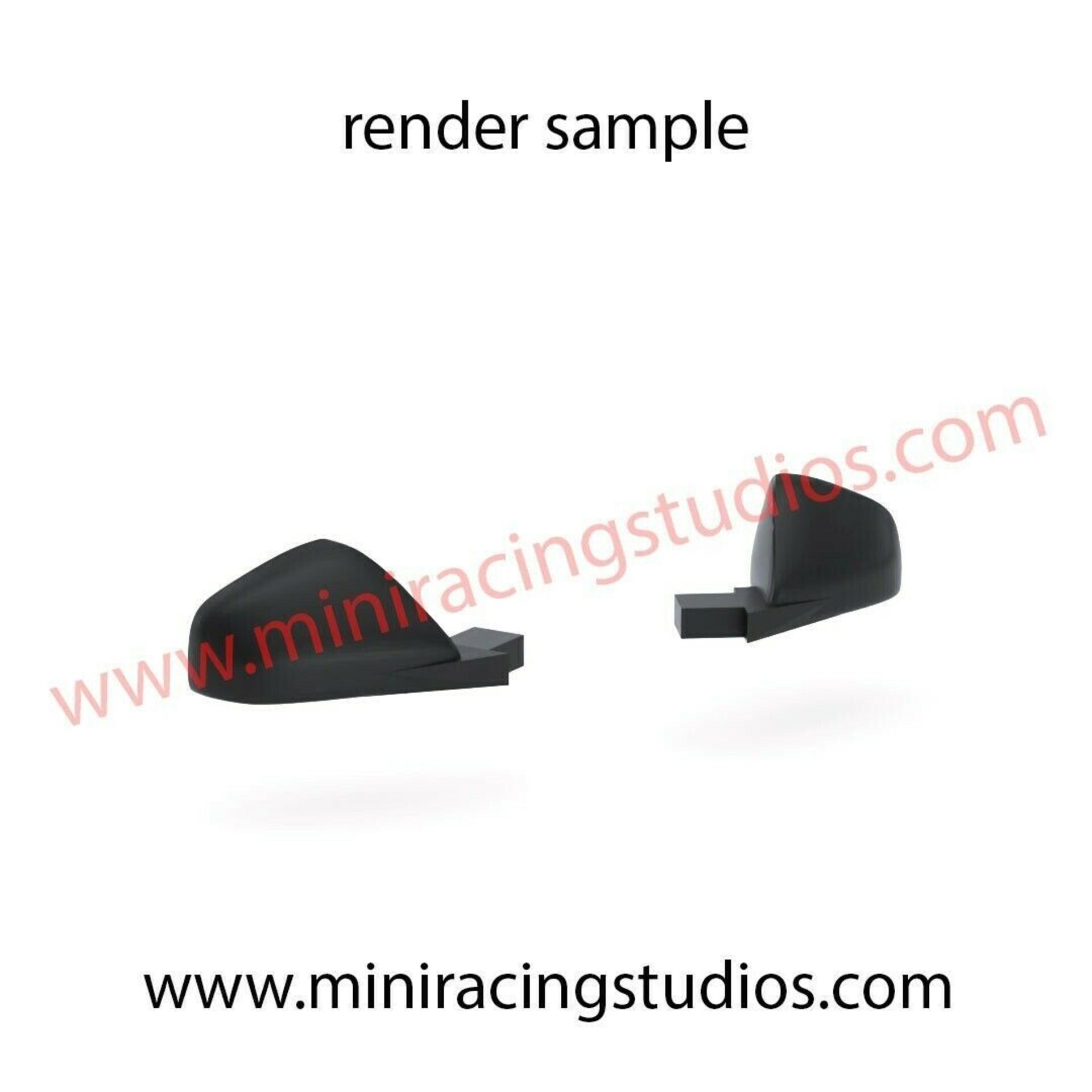 Retrovisores 3D Renault MEGANE  Trophy 09 ( MK3 ) NINCO  Flexible o Plástico - 3