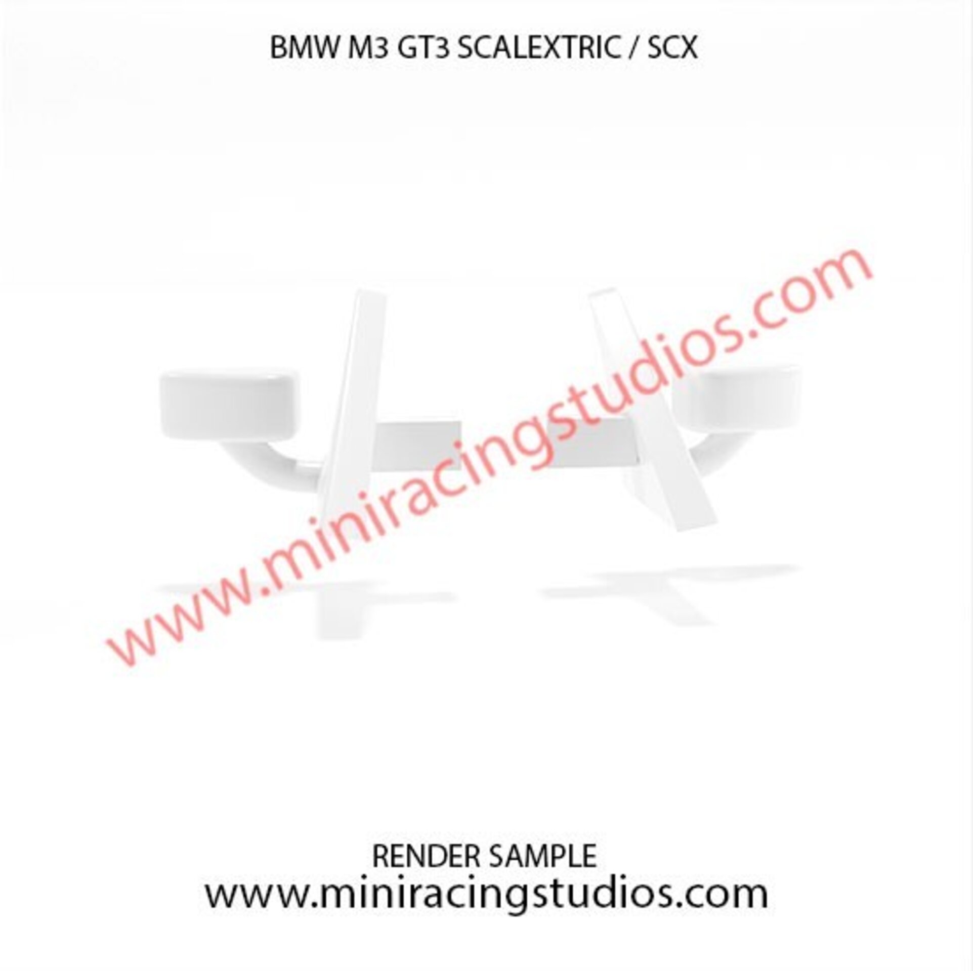 Retrovisores 3D para BMW M3 GTR  de SCX/SCALEXTRIC – MiniRacingStudios - 7