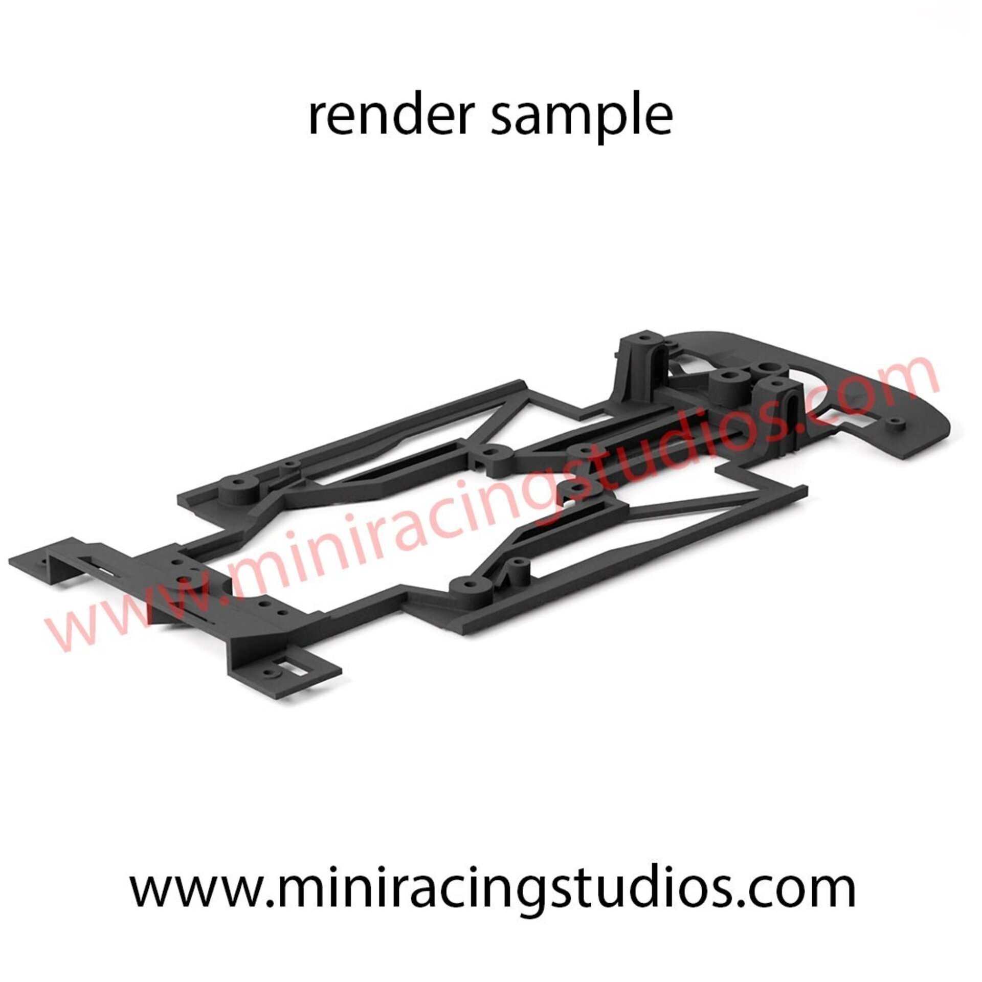 Chasis 3D Cadillac V - LMdH SCALEAUTO  Carbono compatible con Slot.it / Rt3 - 3
