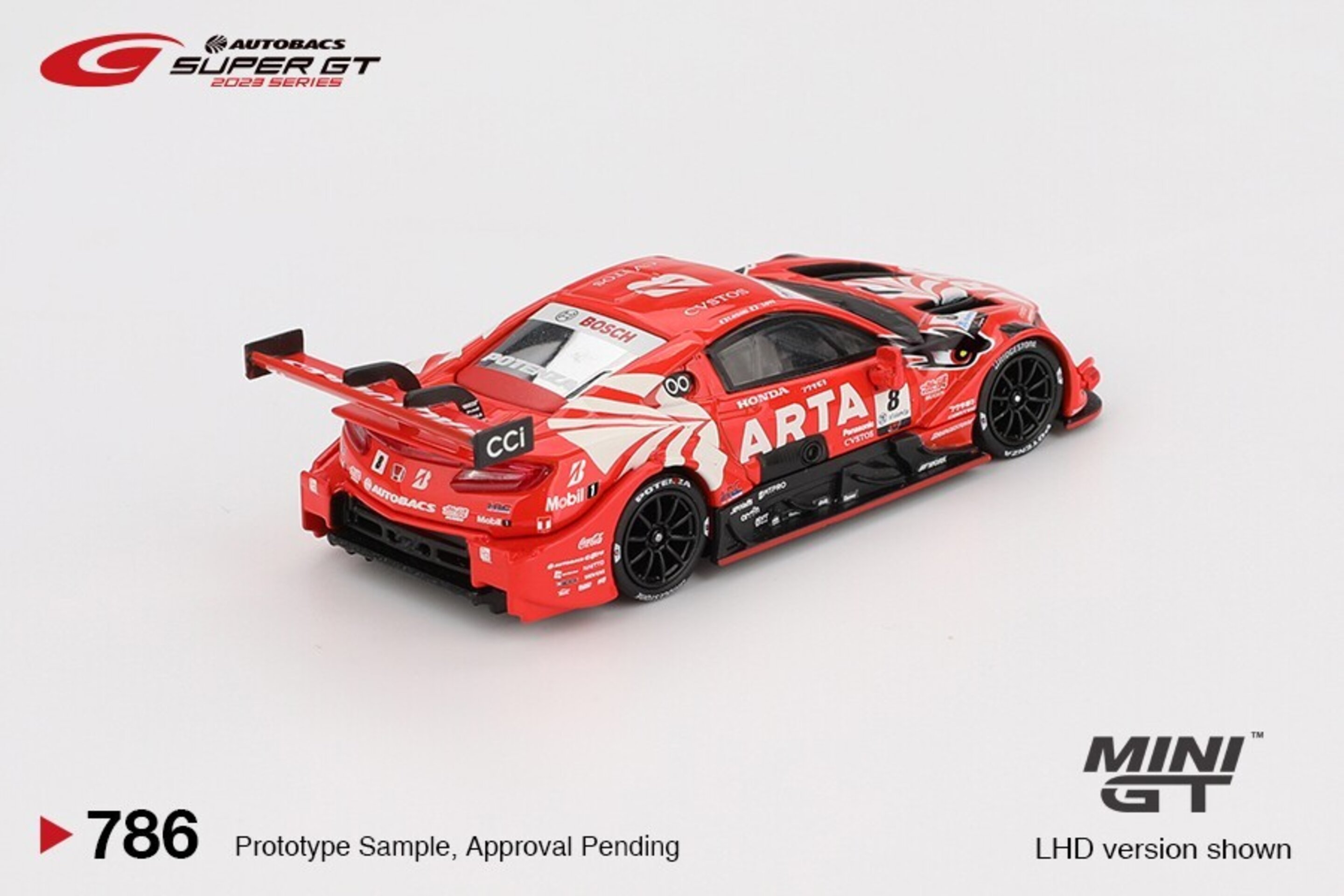 Honda NSX-GT "Type S" GT500 #8 "ARTA MUGEN NSX-GT " Mini GT 1/64( PRE VENTA ) - 4