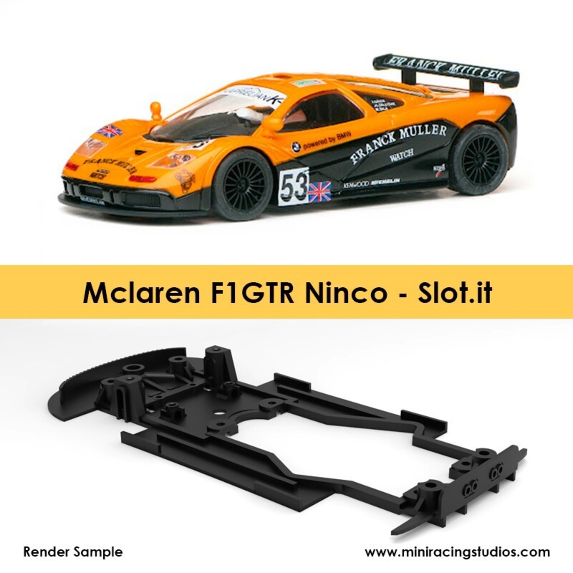 Kit para el Mclaren F1 GTR  de Ninco - 2