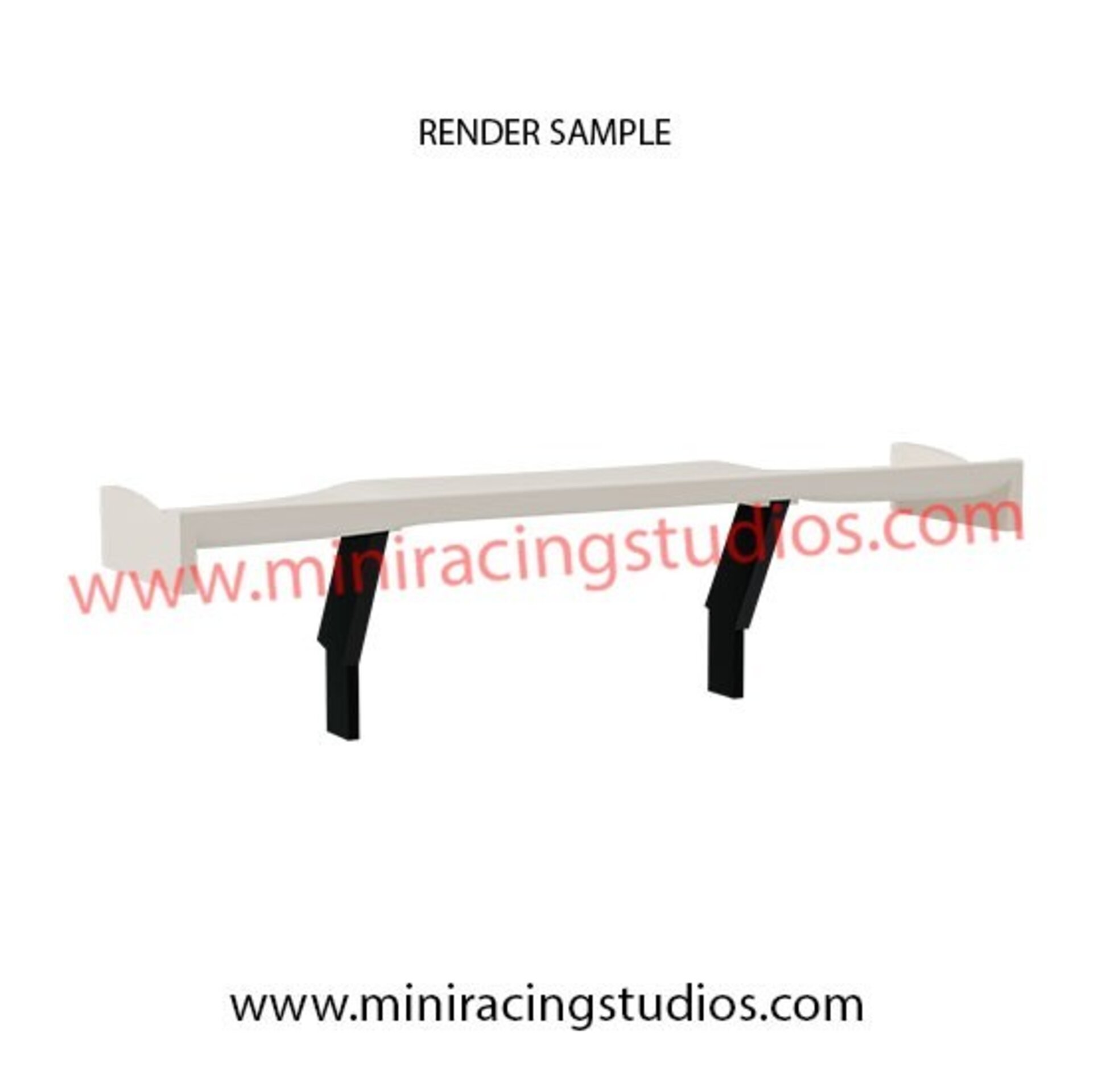 Alerón 3D para Maserati MC GT Slot.it – MiniRacingStudios - 5