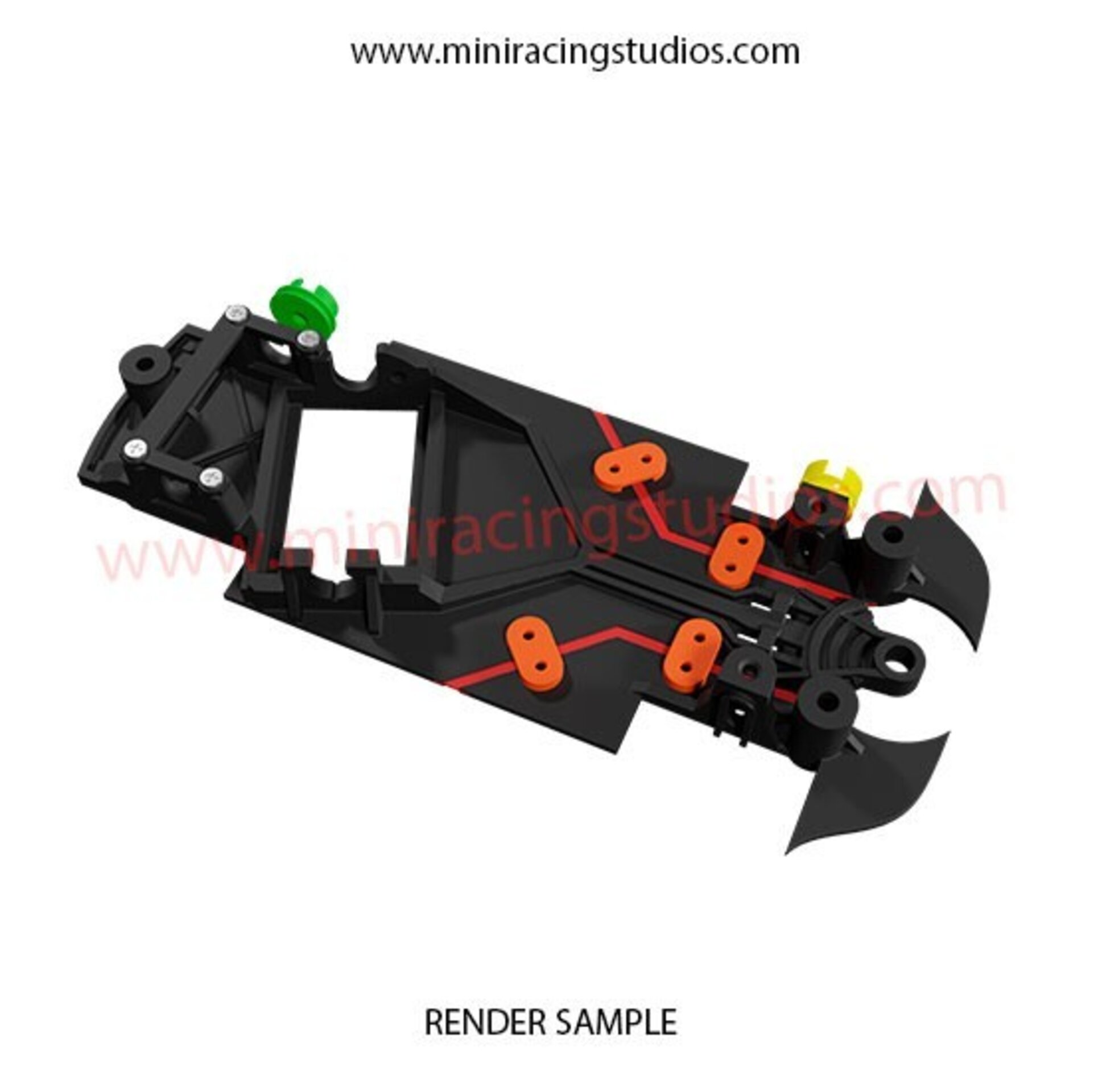 Chasis SN3D Mitsubishi EVO X Avant Slot Rally MULTIFLEX - 3