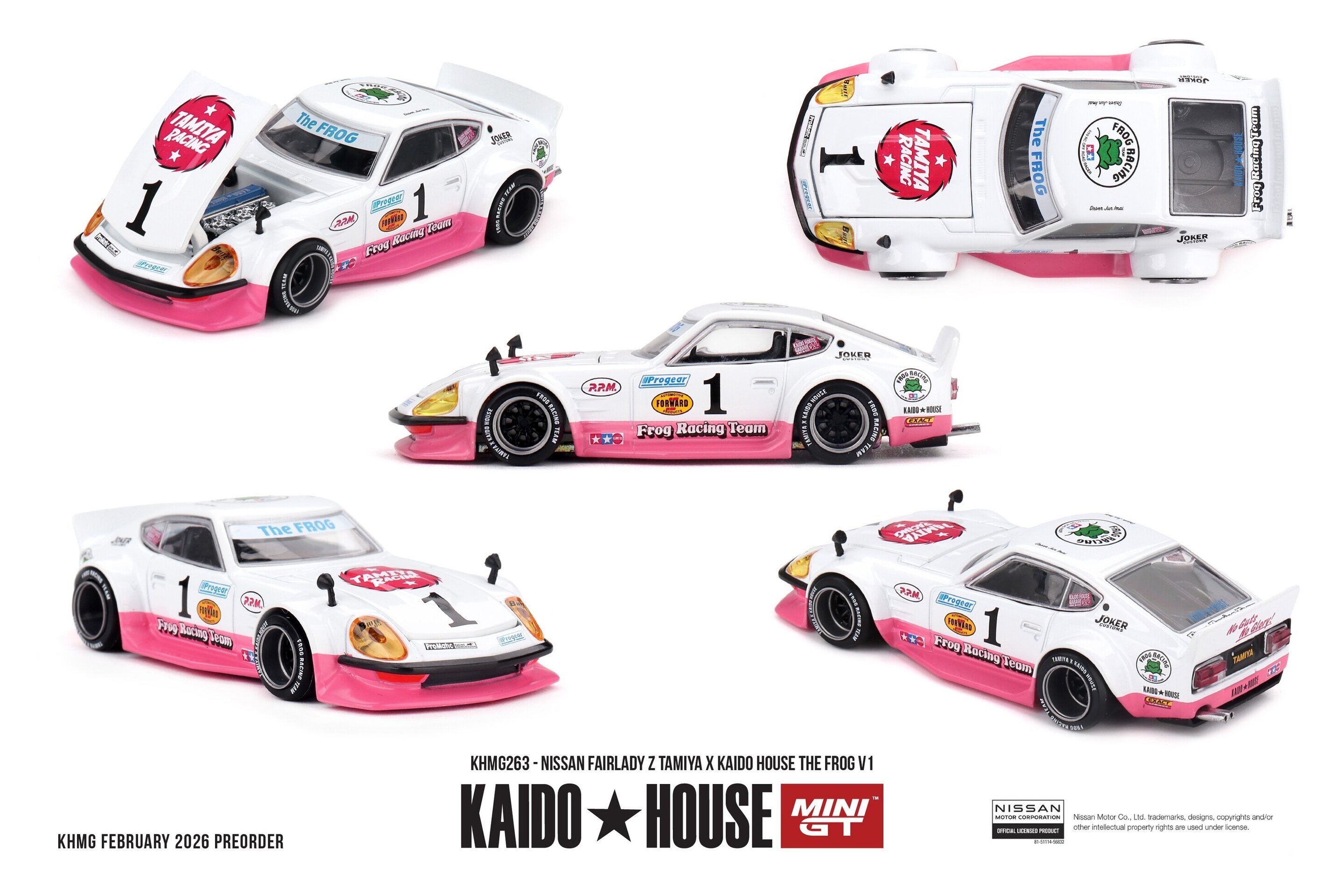 (PRE VENTA)1:64 NISSAN FAIRLADY Z TAMIYA THE FROG 1969  – Kaido House × Mini GT - 2