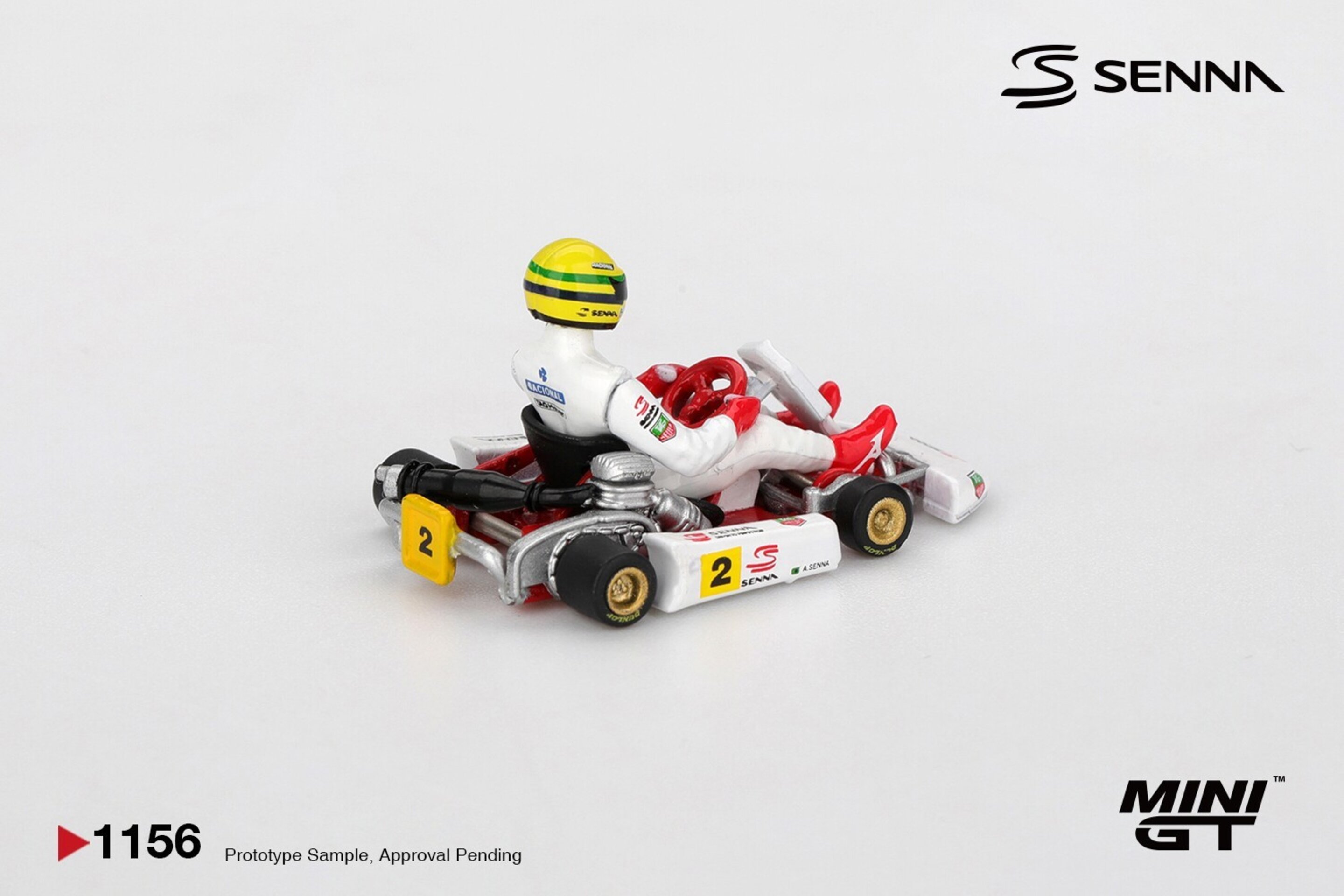 (PRE VENTA) MINI GT 1:64 KART FORMULA K #2 AYRTON SENNA MASTERS OF PARIS 1993 - 3