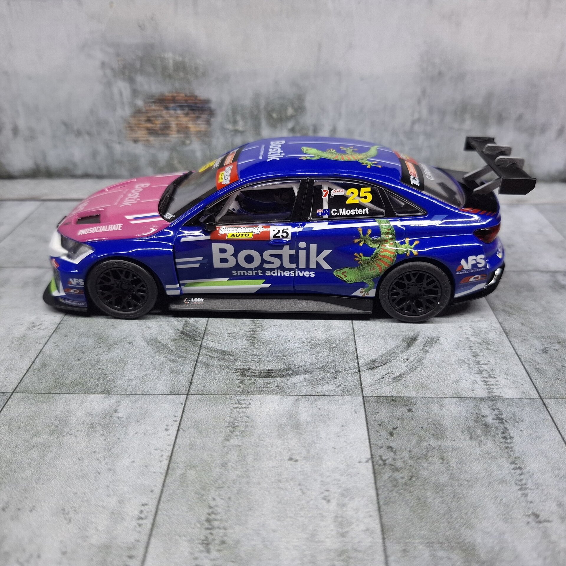 Alerón 3D Audi RS3 de Scalextric en Flexible, plástico o bi-componente. - 7