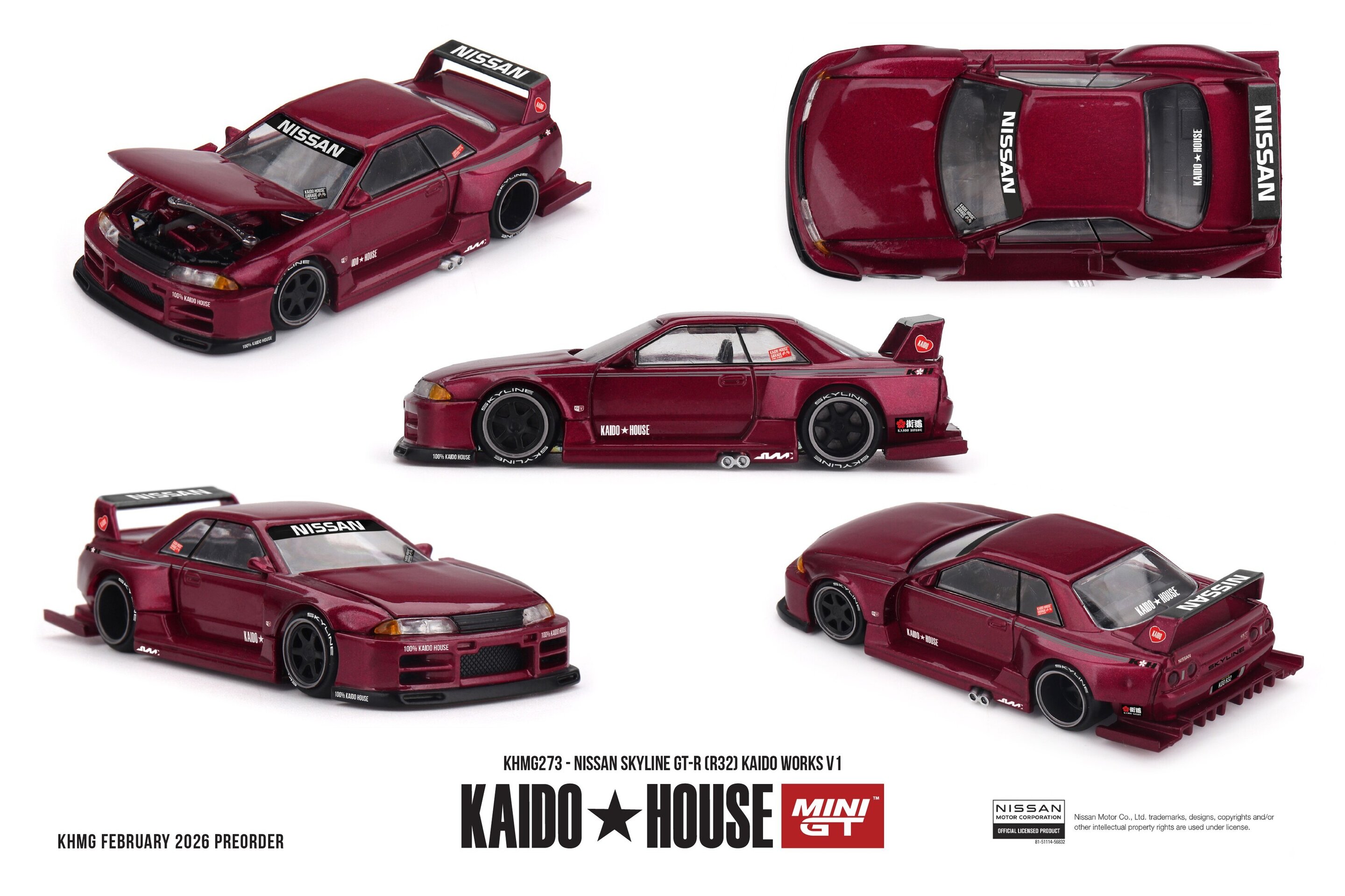 (PRE VENTA)1:64 NISSAN SKYLINE GTR (R32) KAIDO WORKS V   – Kaido House × Mini GT - 2