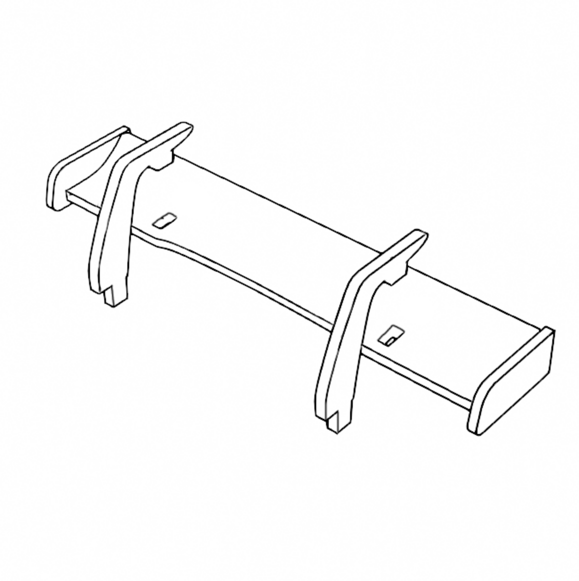 Alerón 3D para el Porsche 991.2 RSR SCALEAUTO, Flexible, Plástico o bicomponente - 3