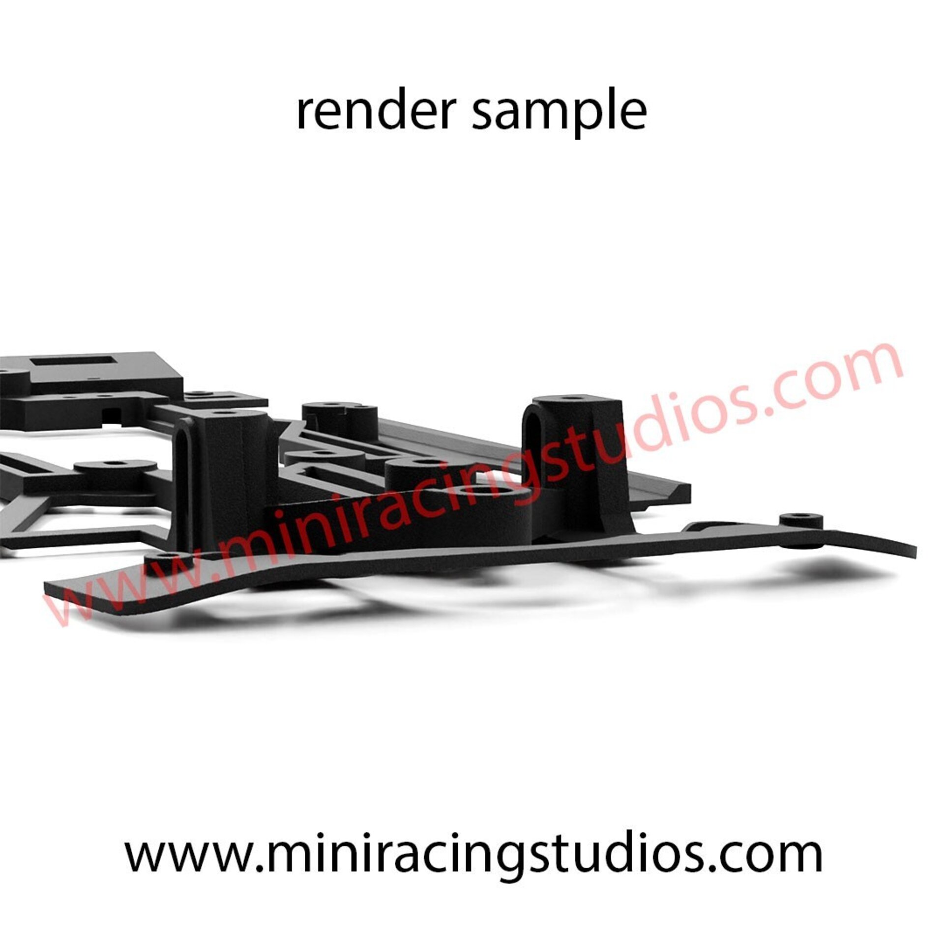 Chasis 3D Cadillac V - LMdH SCALEAUTO  Carbono compatible con Slot.it / Rt3 - 4