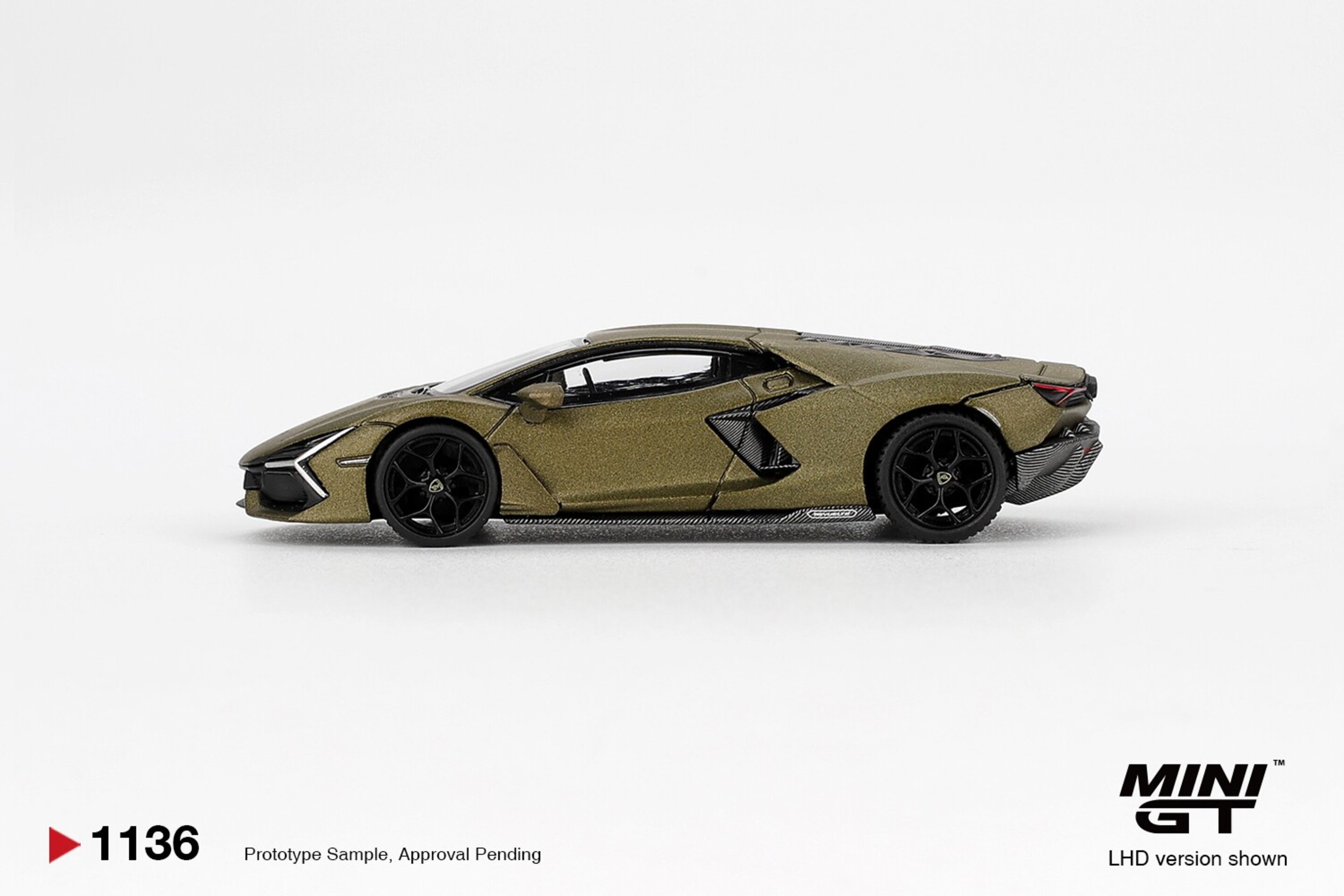 (PRE VENTA) 1:64 LAMBORGHINI REVUELTO VERDEGEA MATTE 2023 Mini GT - 3