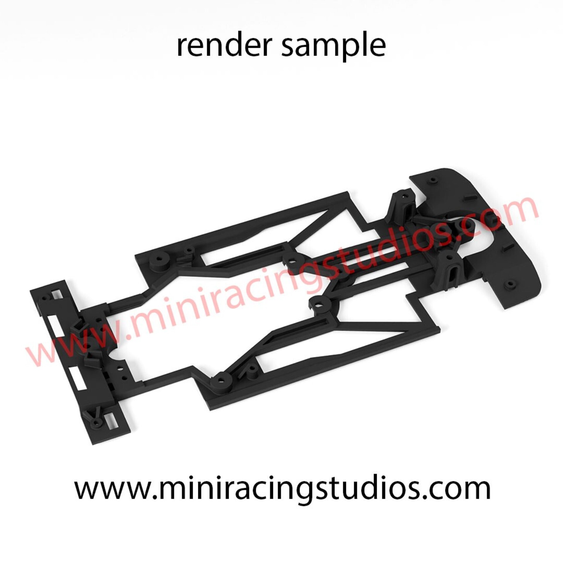 Chasis 3D Cadillac V - LMdH SCALEAUTO  Bicomponente compatible con Slot.it / Rt3 - 2