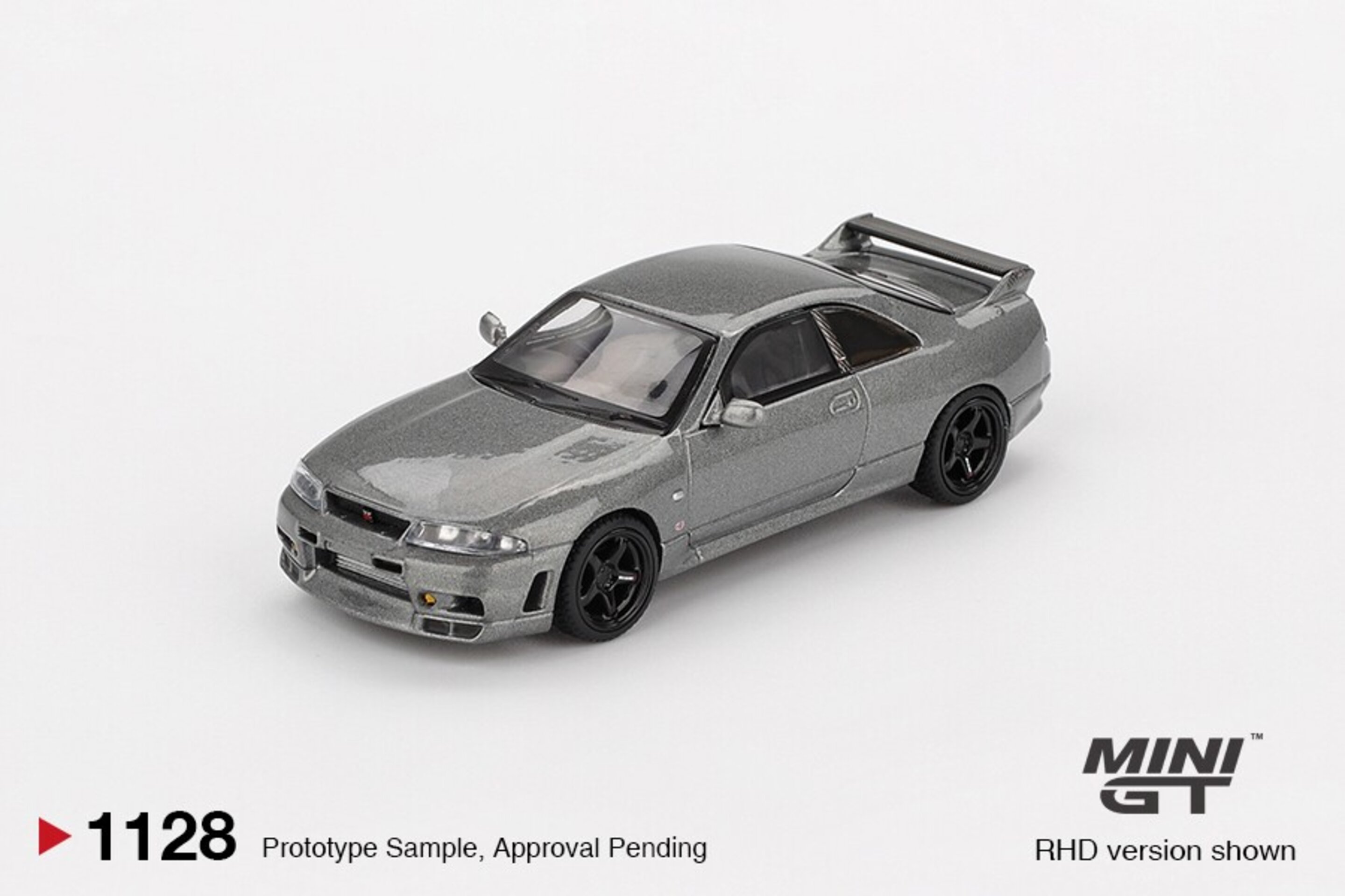 (PRE VENTA) Mini GT 1:64 NISSAN GTR (R33) NISMO BCNR33CRS DARK METAL GRAY 1993 - 2