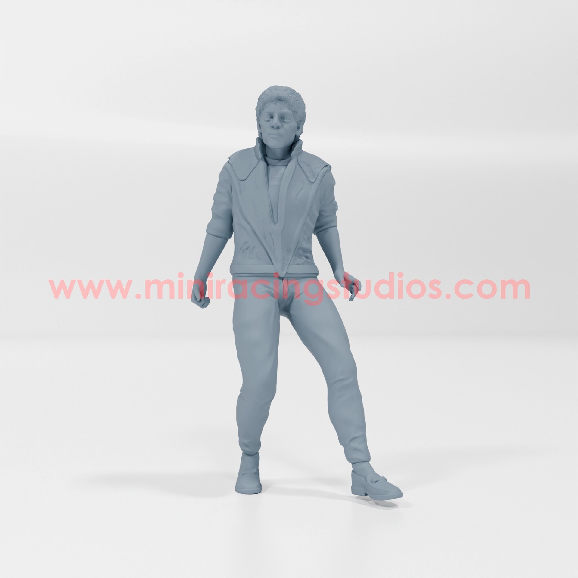 M. Jackson Thriller Figura en  3D  - 1/64 en Resina – MiniRacing64 - 2