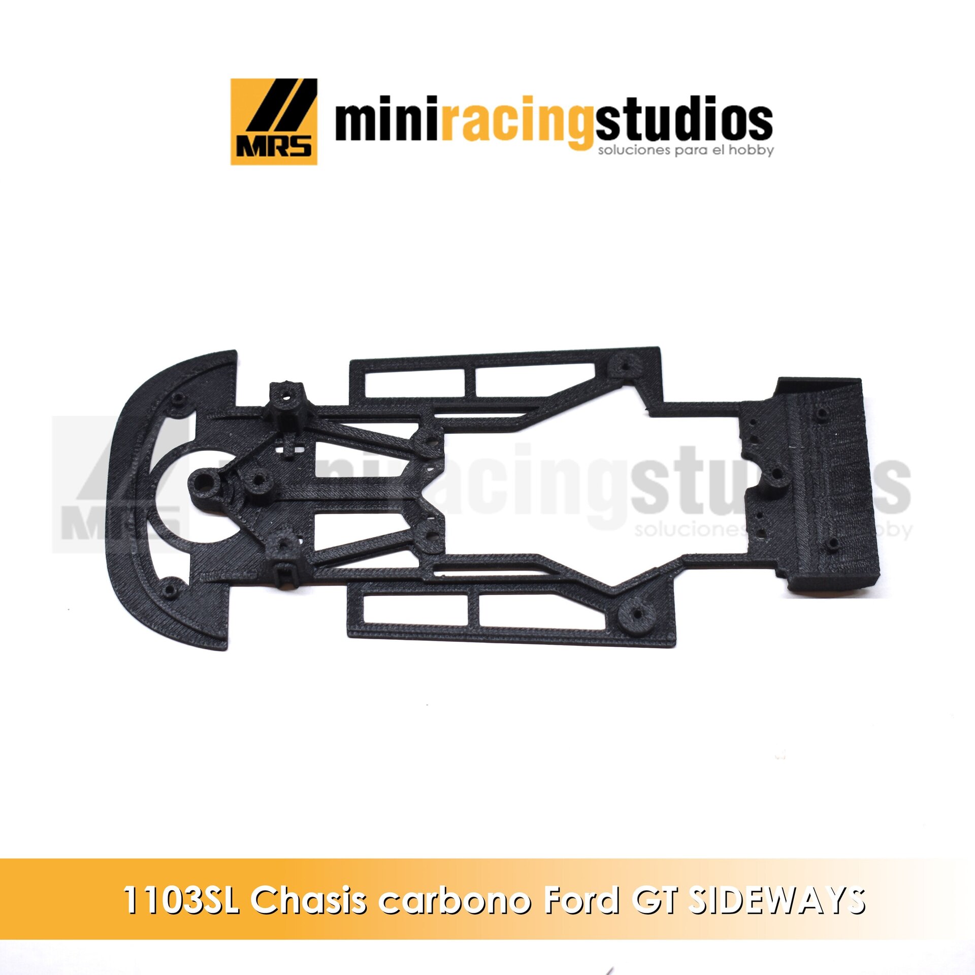 Chasis 3D  para el Ford GT de Sideways  compatible con Slot.it  - 4