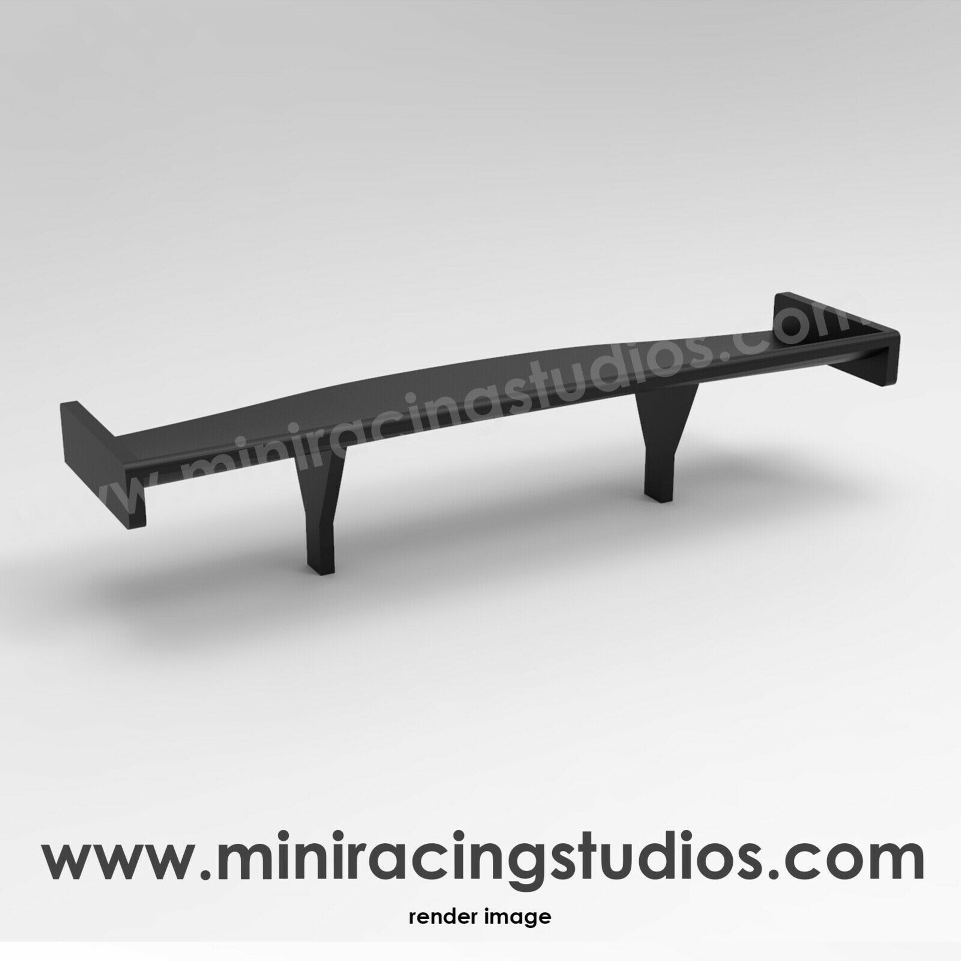 Alerón 3D  CHEVROLET CORVETTE SCALEXTRIC- SCX  Flexible o Plástico - 2