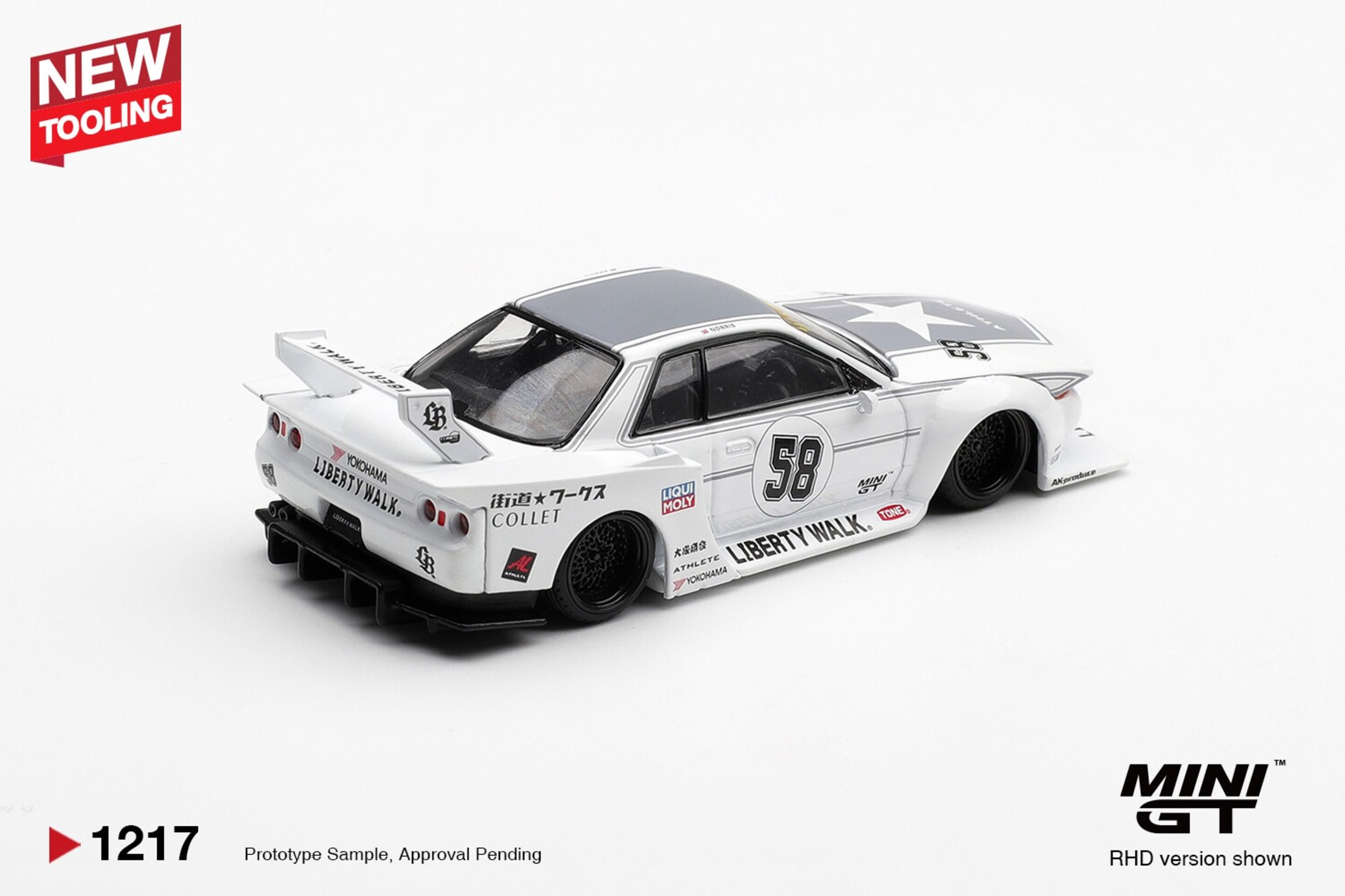 (PRE VENTA)1:64 NISSAN GTR (R32) LB-KAIDO WORKS TAS 2025 Mini GT - 4