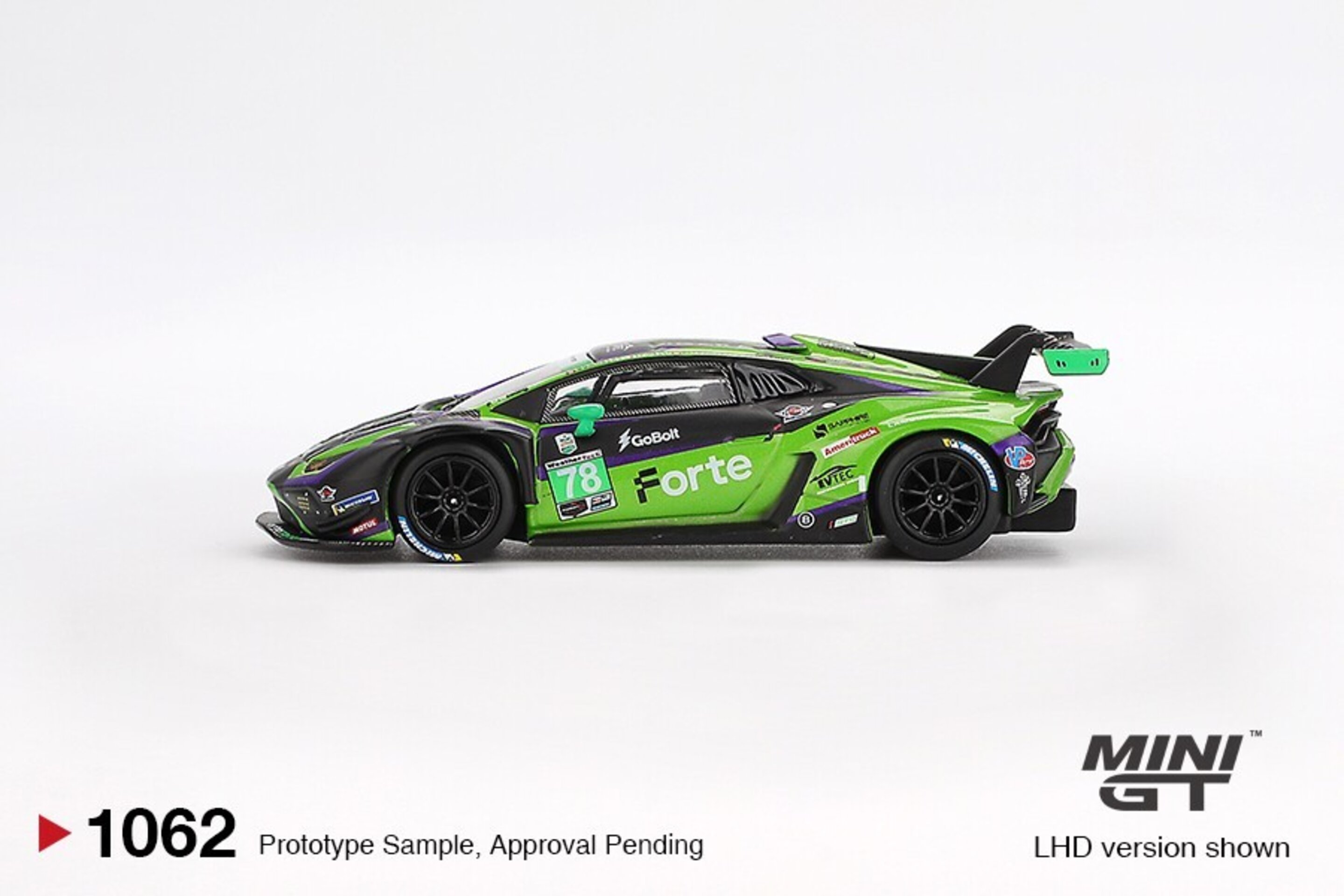 (PRE VENTA) 1:64 Lamborghini Huracán GT3 EVO2 #78 Forte Racing – Daytona 24H 202 - 3