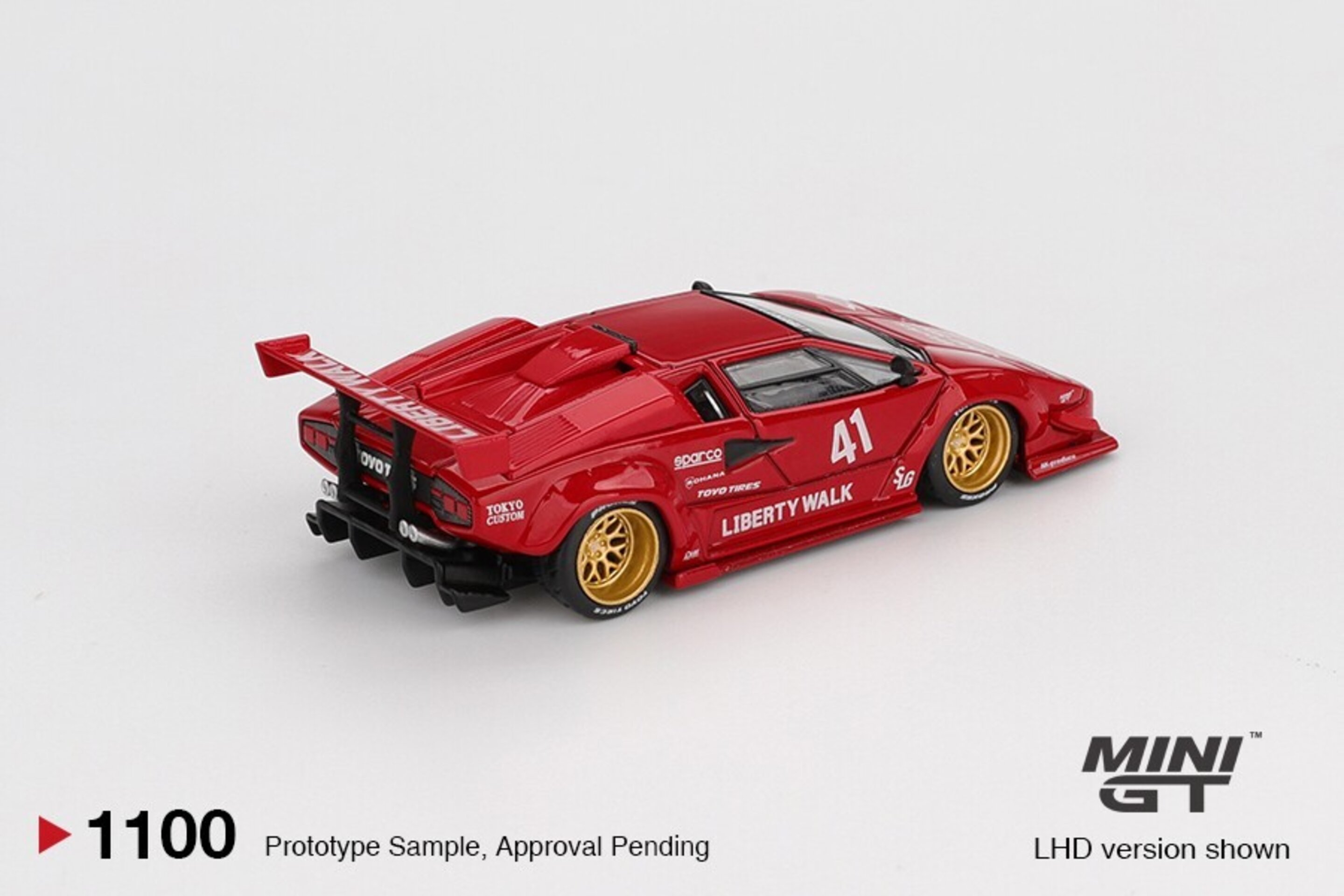 (PRE VENTA) 1:64 LAMBORGHINI COUNTACH LB-WORKS RED 2025 Mini GT - 3