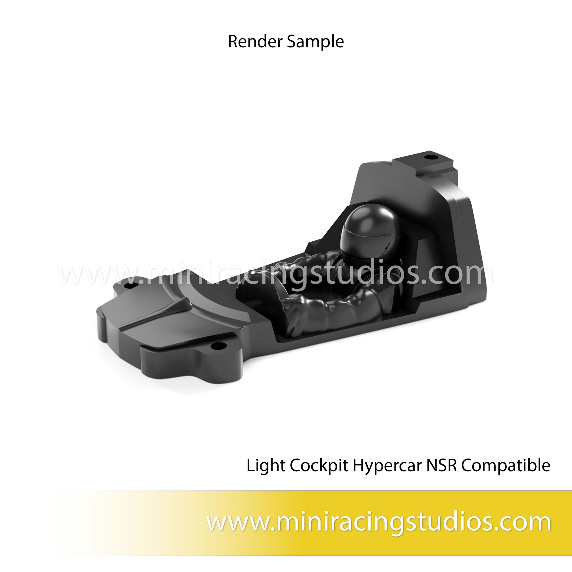 Cockpit Lexan para el Hypercar de NSR - MiniRacingStudios - 2