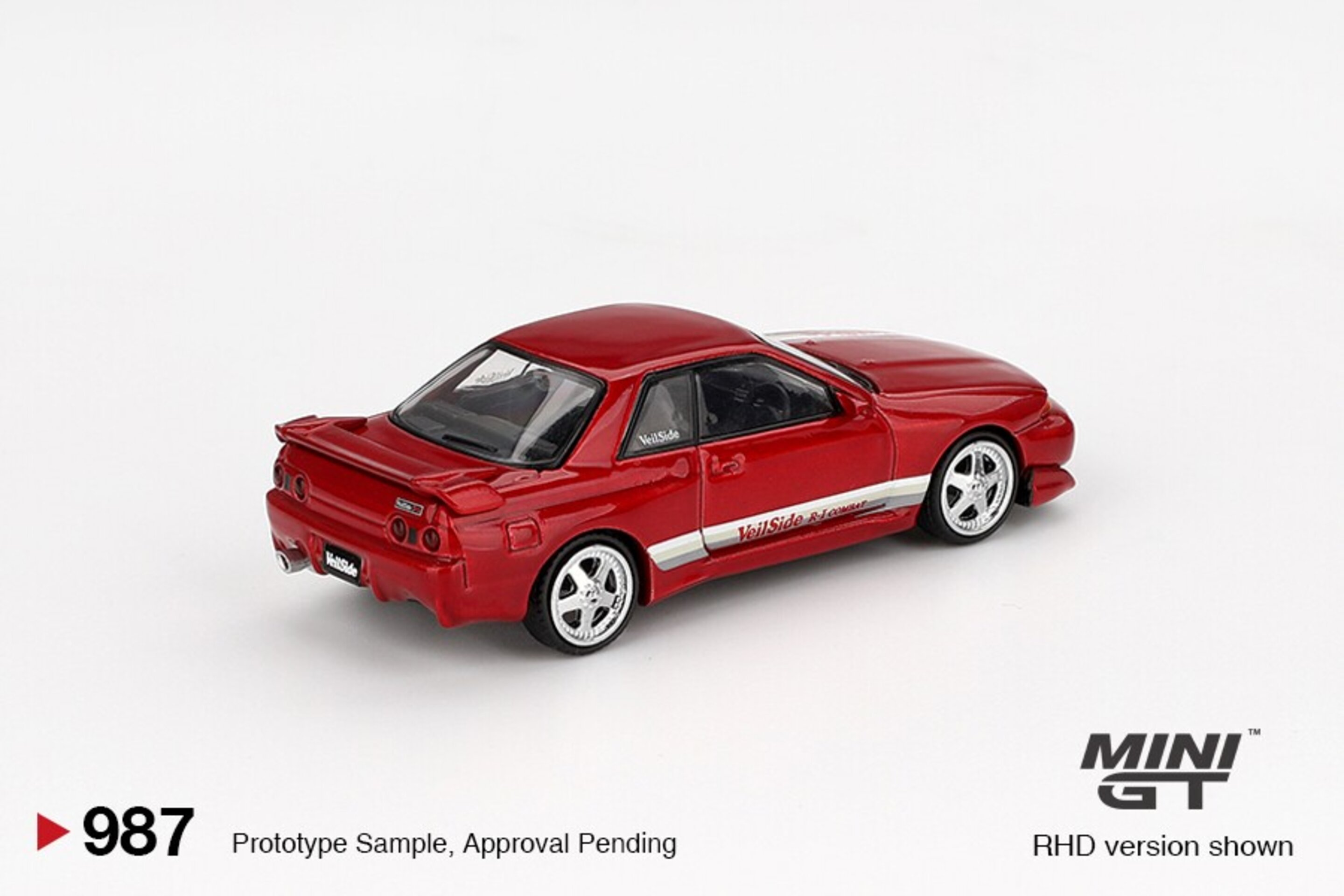 Nissan Skyline GT-R (R32) VeilSide Combat C-I Gem RedMini GT 1/64( PRE VENTA ) - 3