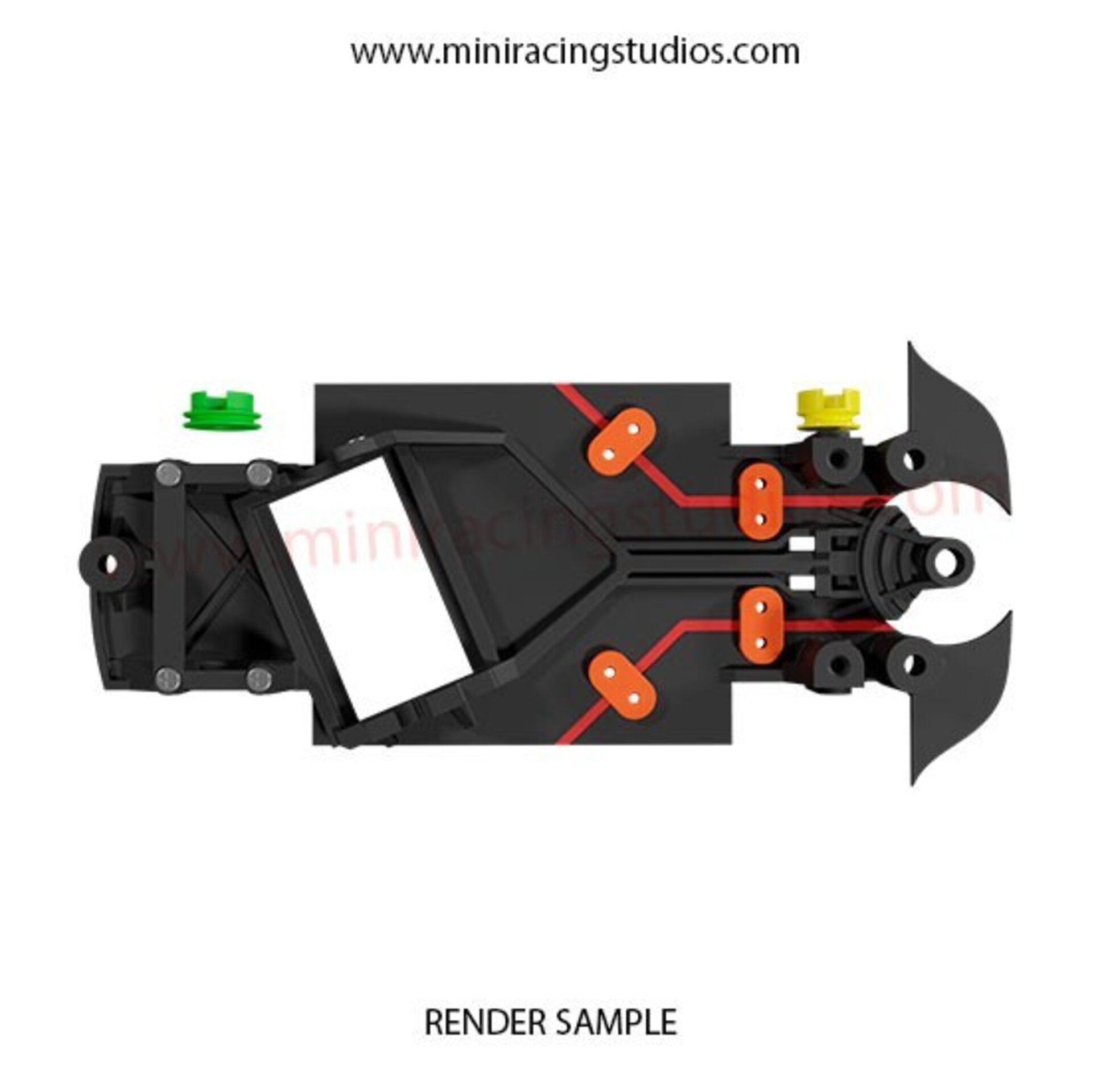 Chasis SN3D Mitsubishi EVO X Avant Slot Rally MULTIFLEX - 4
