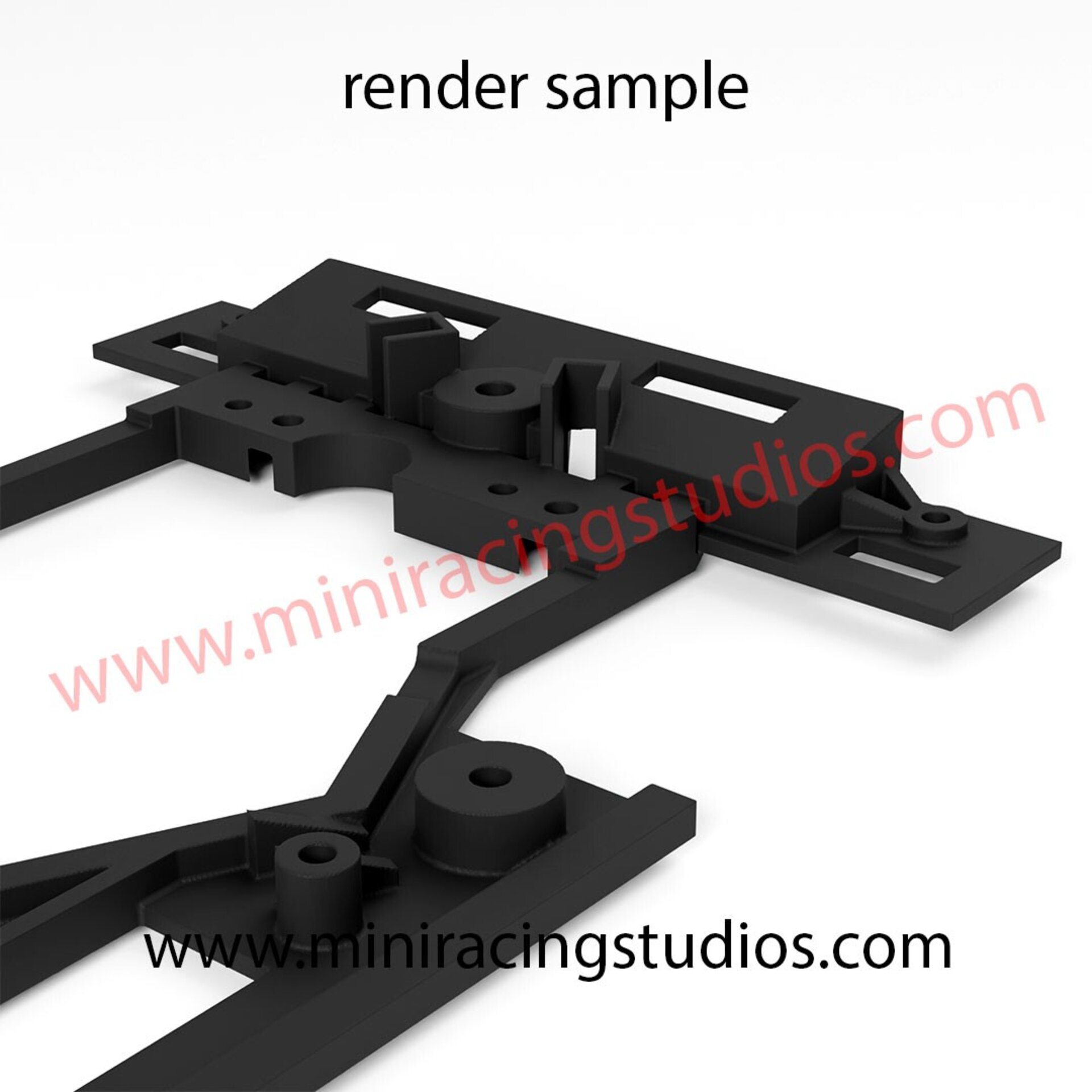 Chasis 3D Cadillac V - LMdH SCALEAUTO  Bicomponente compatible con Slot.it / Rt3 - 4