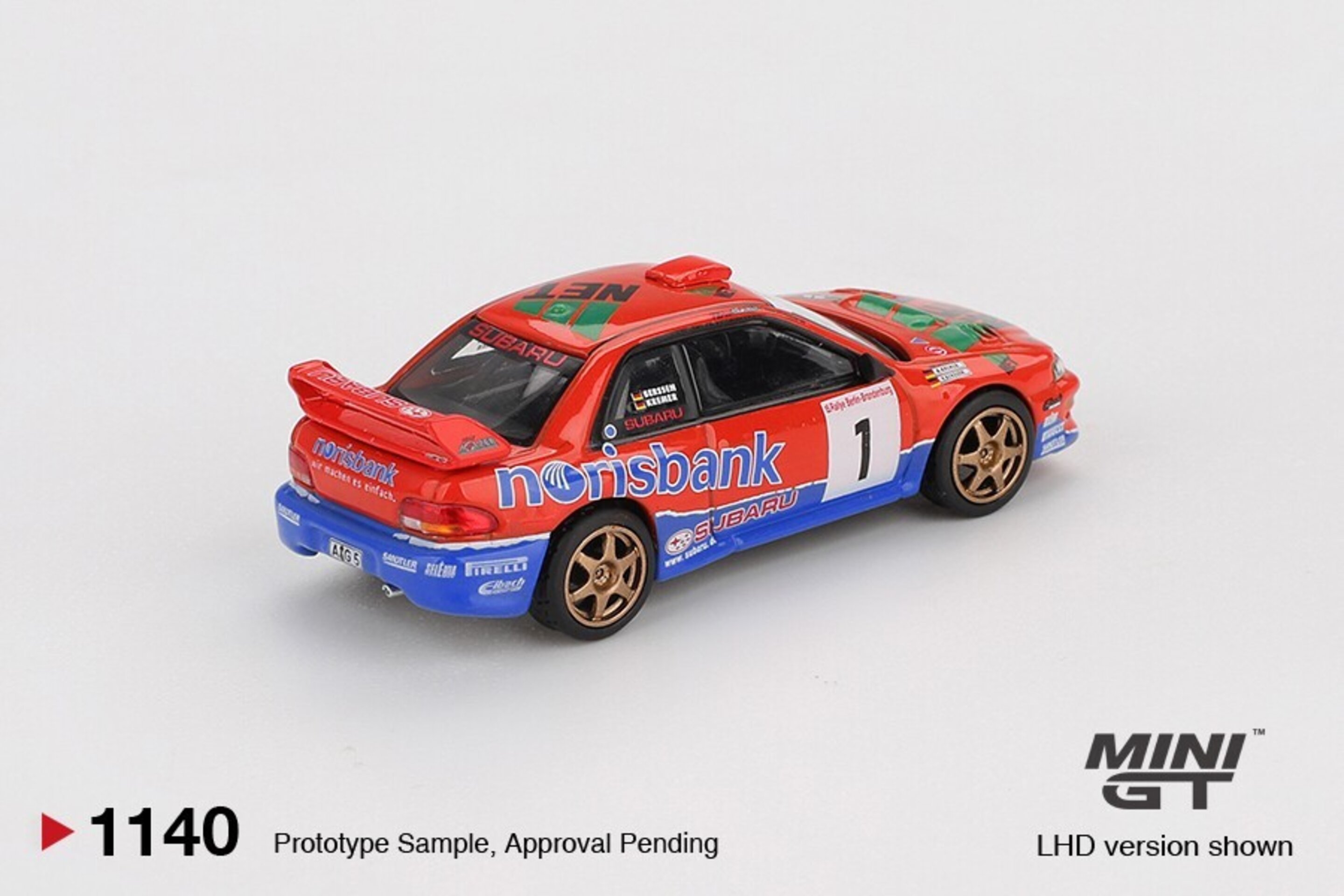 (PRE VENTA) 1:64 SUBARU IMPREZA WRC97 #1 DRM  CHAMPION 1999 - 4