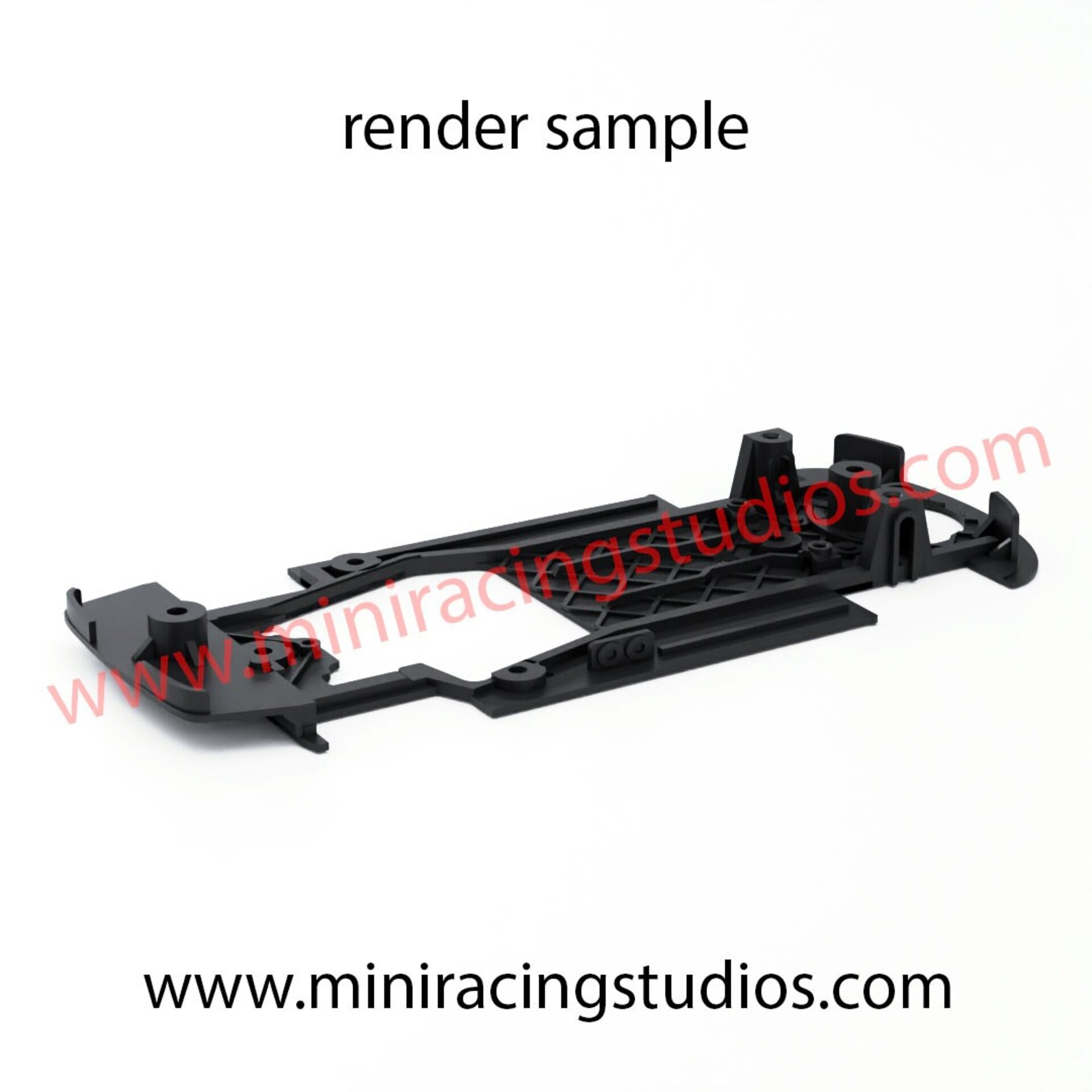 Chasis BMW M3 GTR de Ninco compatible con Slot.it o Black Arrow - 6