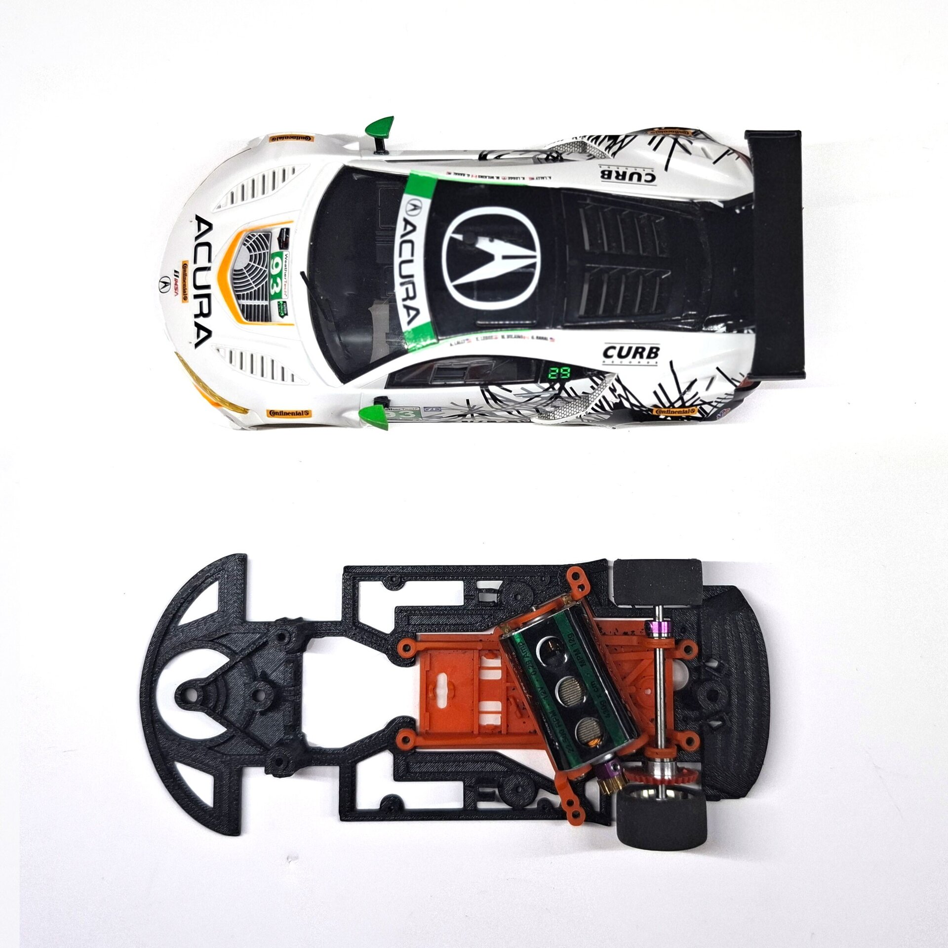 Chasis 3D Honda NSX Scaleauto – Composite Carbono – Slot.it / RT3 - 8