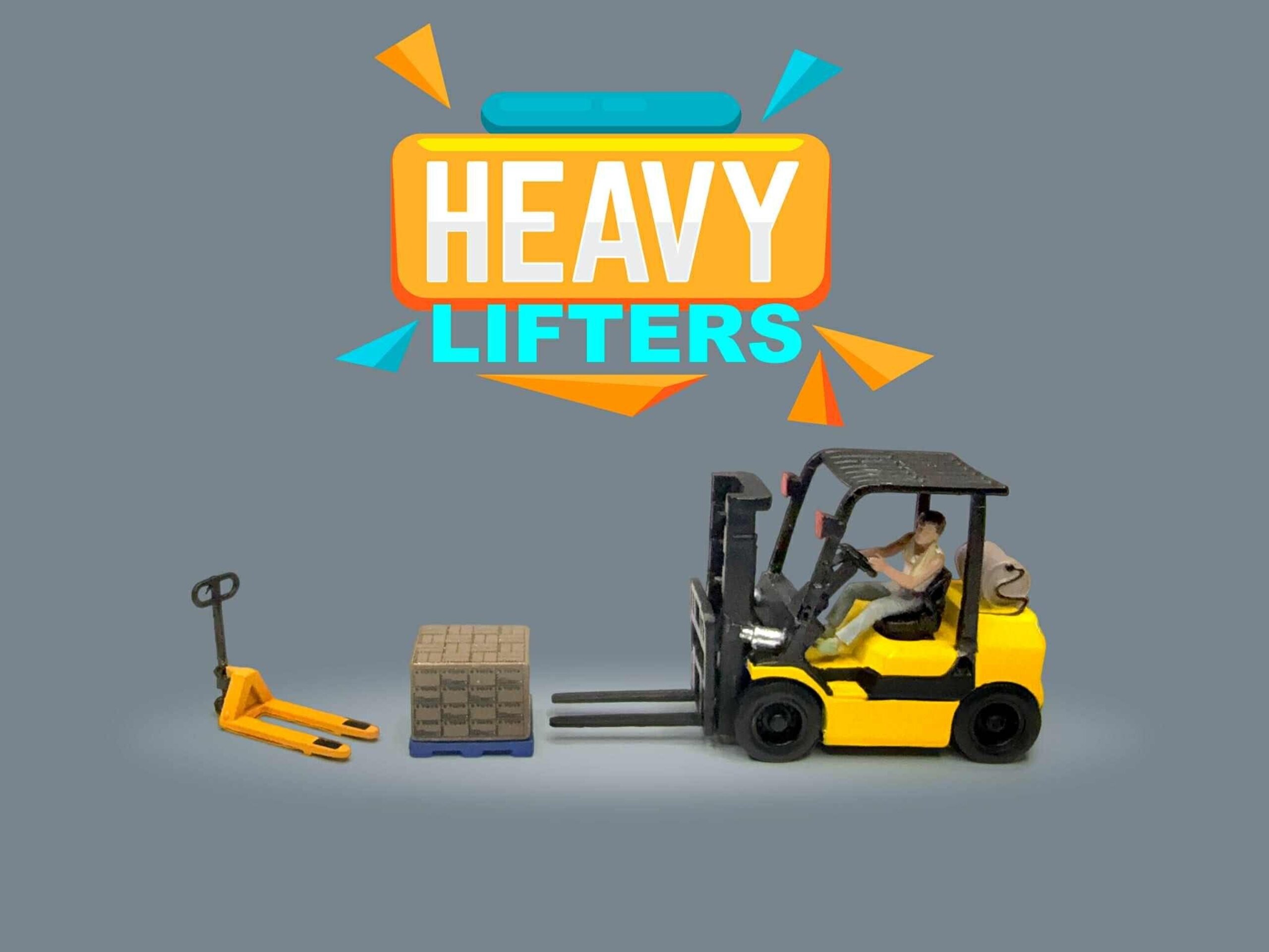 (PRE VENTA) American Diorama 1:64 Heavy Lifters – Carretilla Elevadora - 3