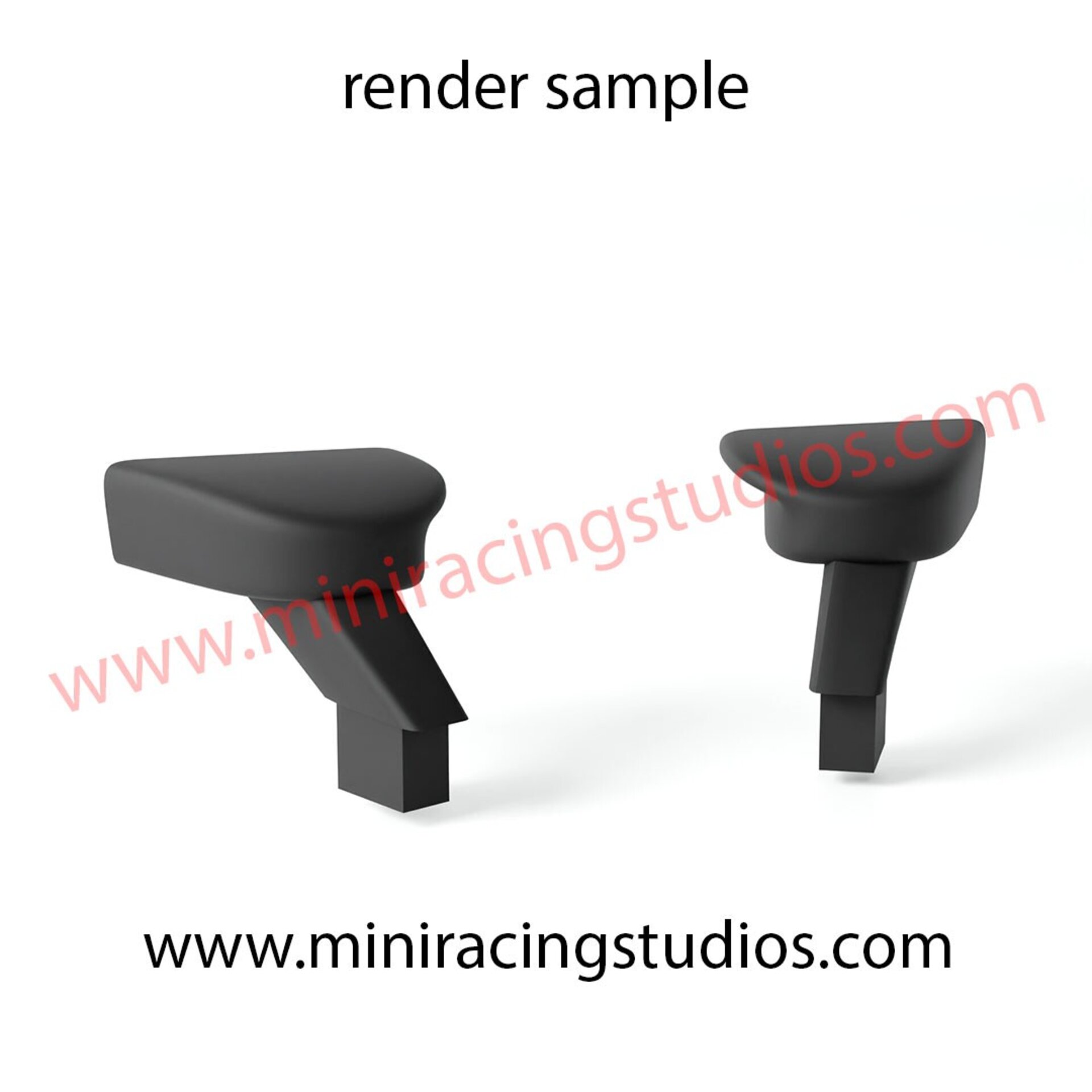 Retrovisores 3D para BMW M Hybrid V8 Scaleauto – MiniRacingStudios Flex/Rígido - 3