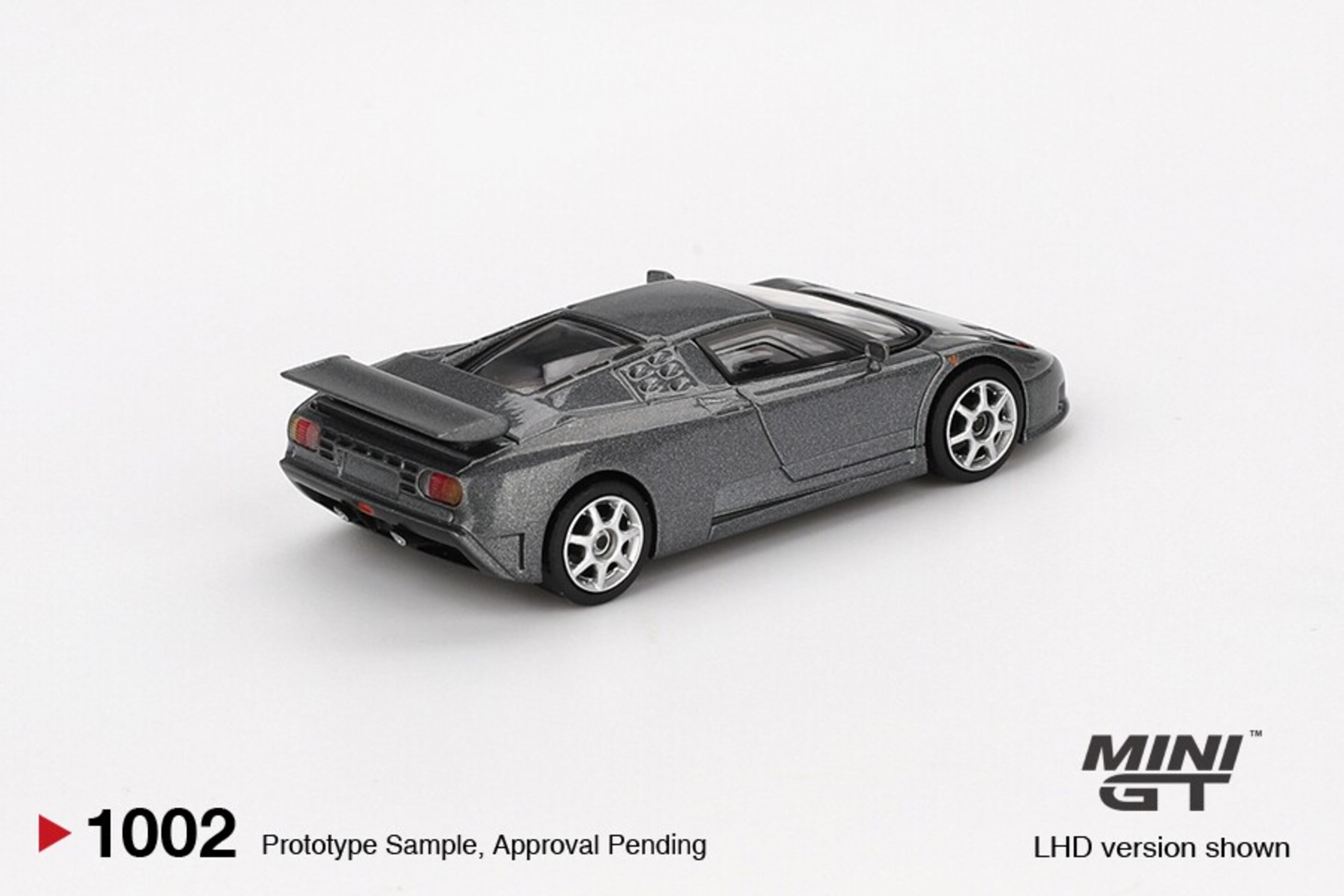 BUGATTI EB110 SUPER SPORT GRIGIO SCURO 1995  Mini GT 1/64( PRE VENTA ) - 3