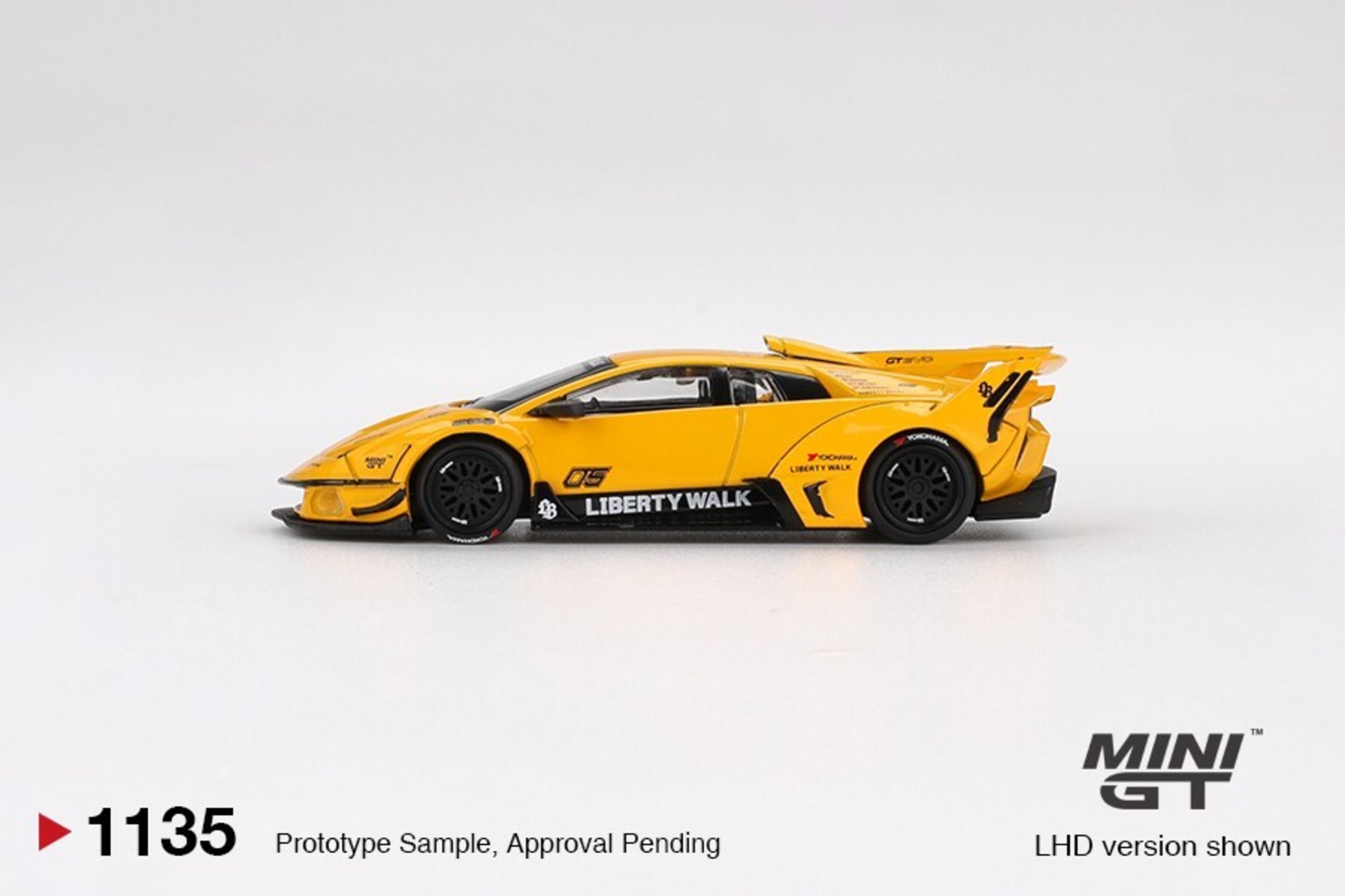 (PRE VENTA) 1:64 LAMBORGHINI MURCIELAGO LB- SILHOUETTE WORKS GT EVO YEL  Mini GT - 4