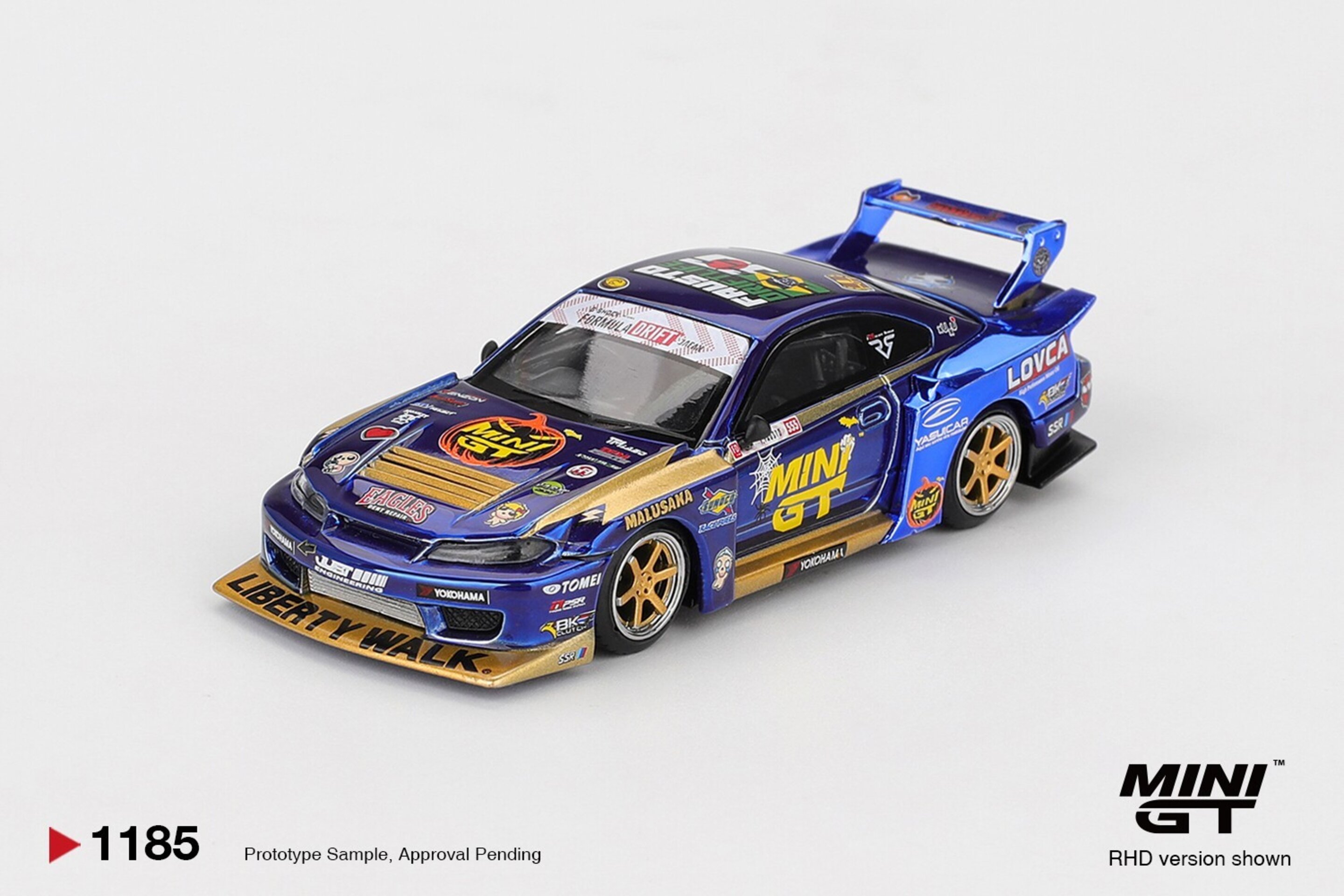 (PRE VENTA)1:64 NISSAN SILVIA S15 LB-SUPER SILHOUETTE #555 TEAM MINI GT - 2