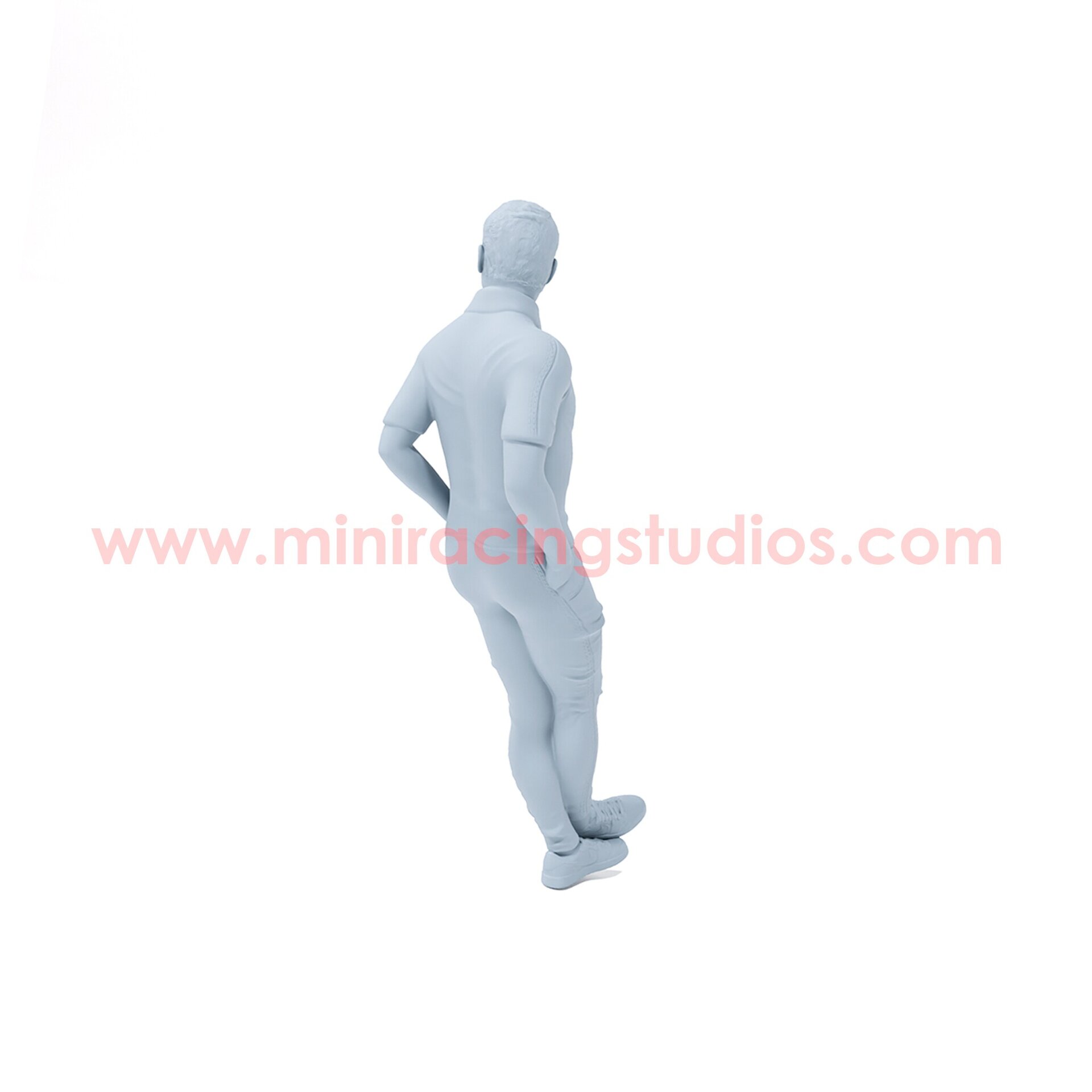 Figura Paul Walker 1:64 sin pintar en Resina – MiniRacing64 - 3