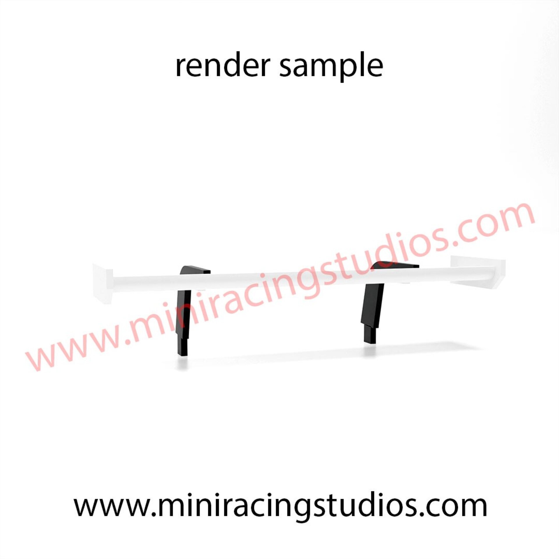 Alerón 3D para el BMW M8 SCALEAUTO, Flexible, Plástico o bicomponente - 4