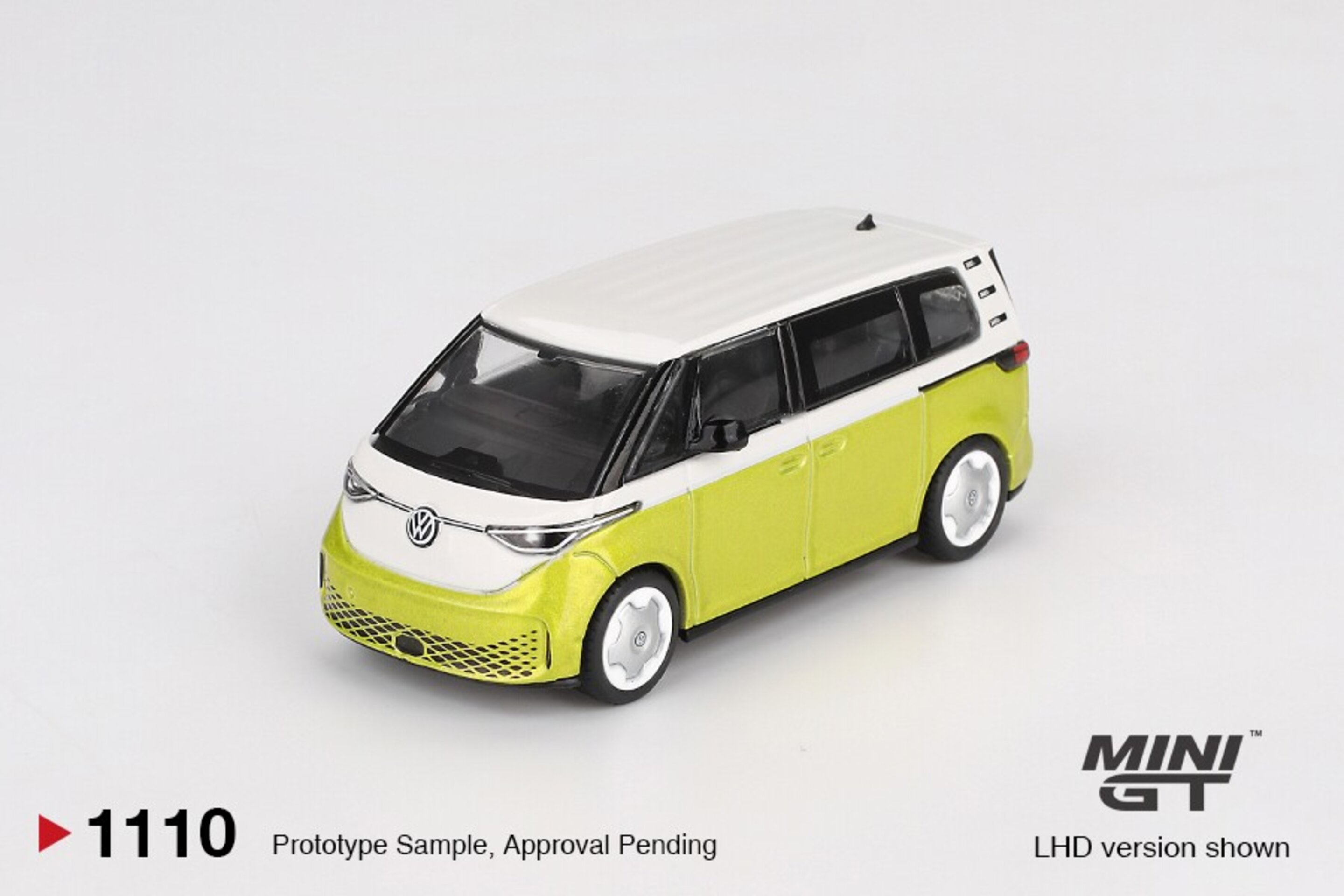 (PRE VENTA) VOLKSWAGEN ID.BUZZ CANDY WHITE - POMELO YELLOW 2023 – Mini GT 1:64 - 4